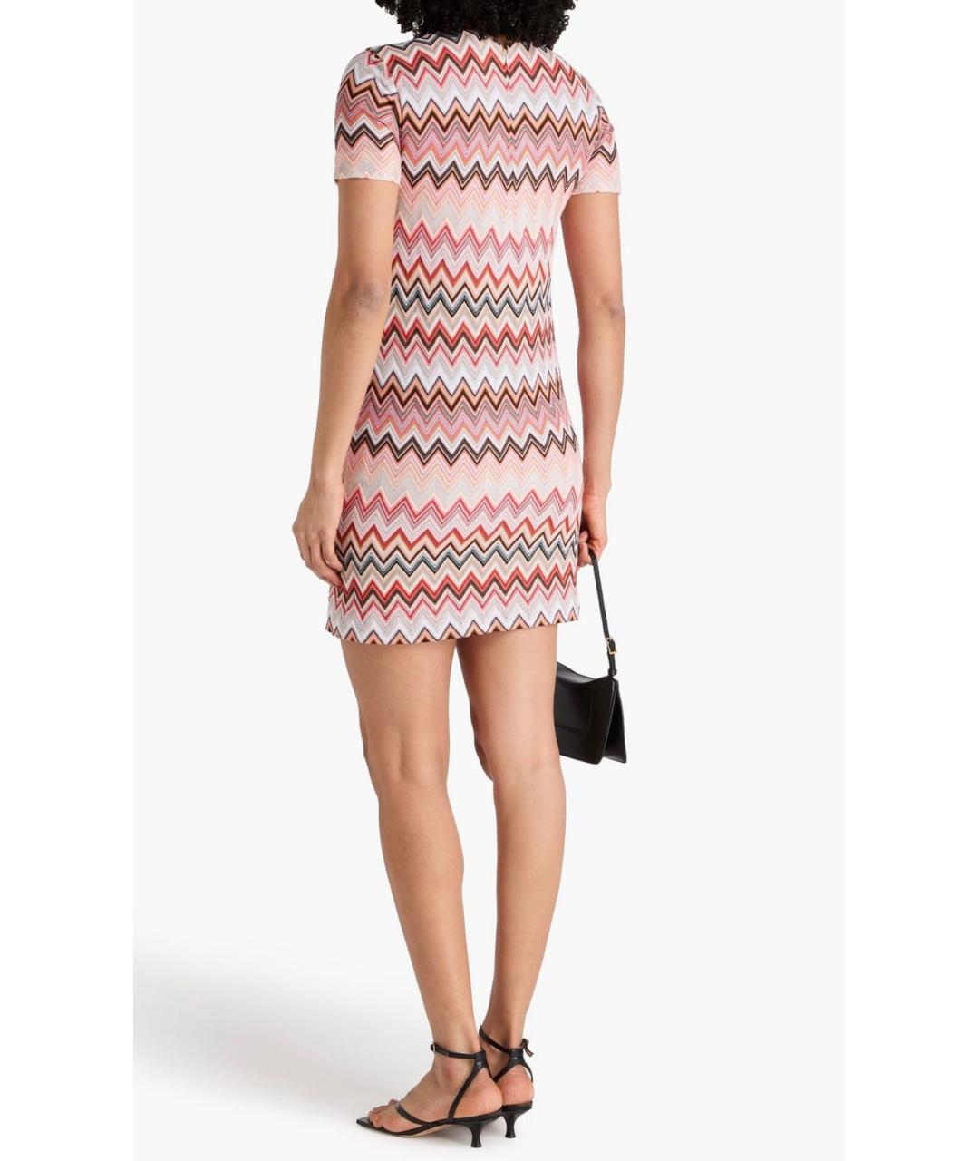 MISSONI Коралловое хлопковое повседневное платье, фото 3