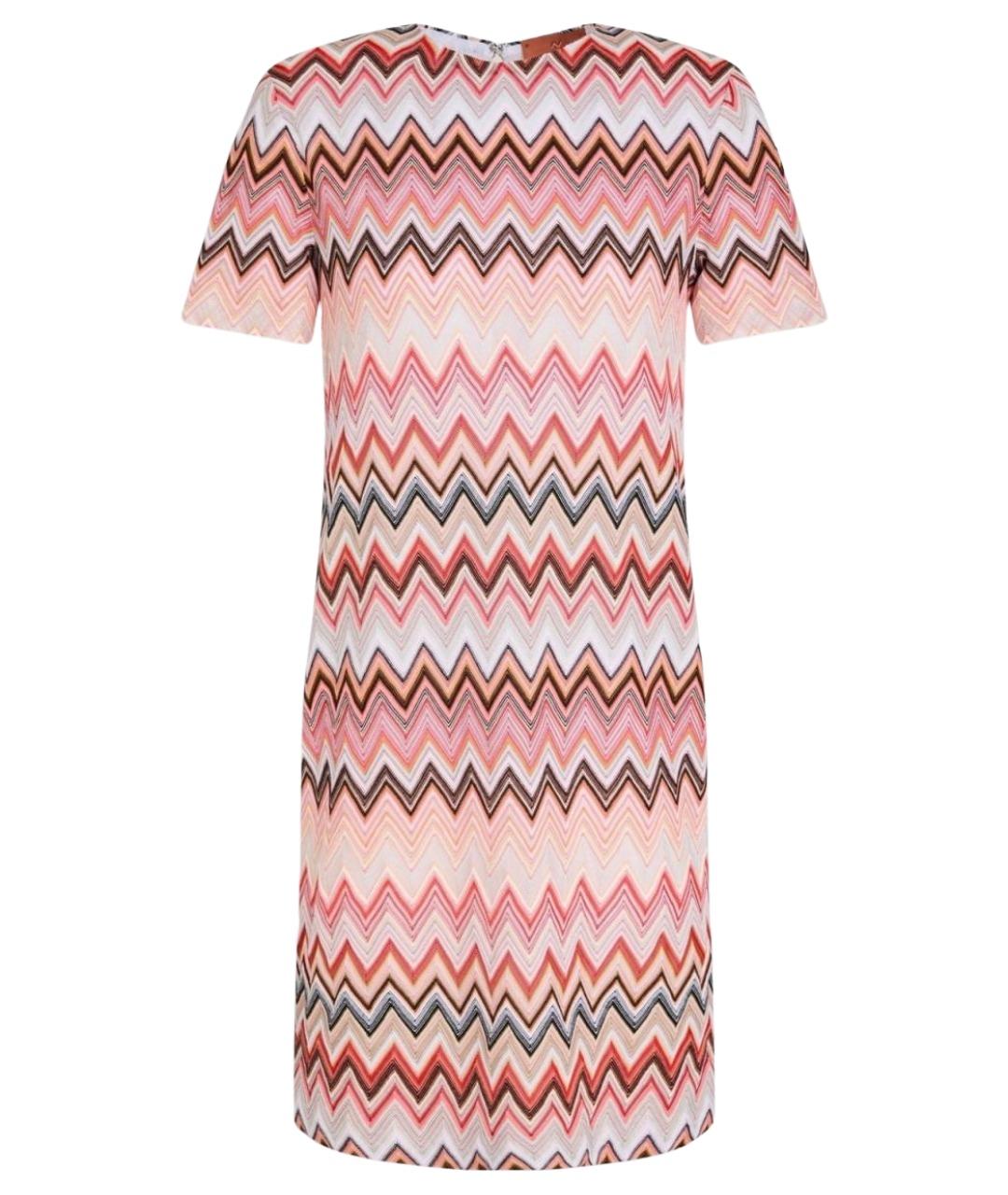 MISSONI Коралловое хлопковое повседневное платье, фото 1