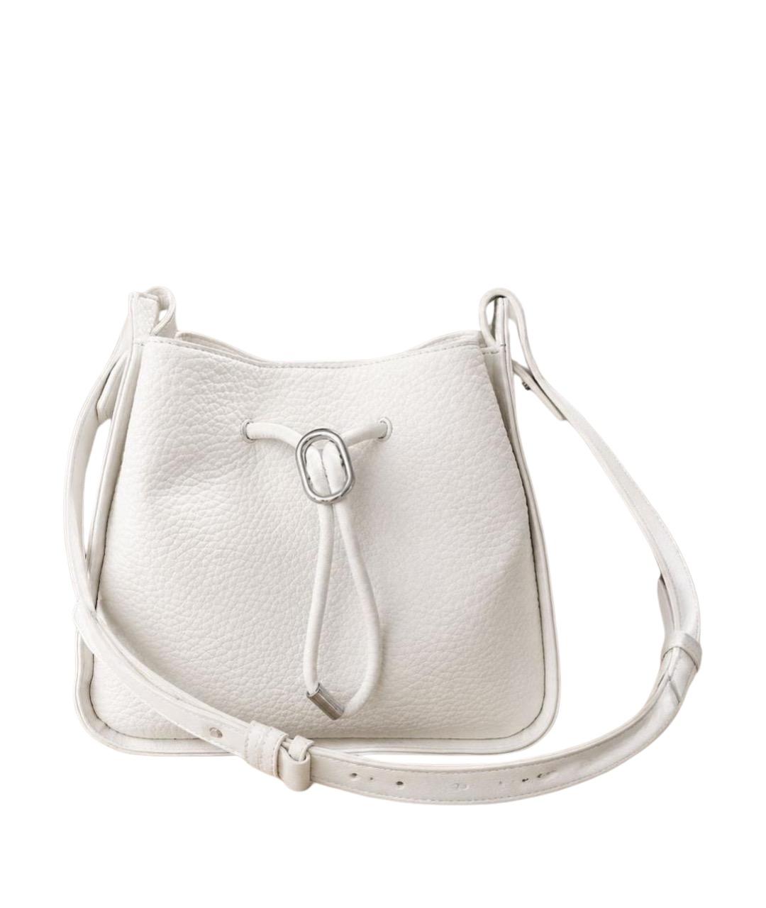 DKNY Белая сумка через плечо из искусственной кожи, фото 1