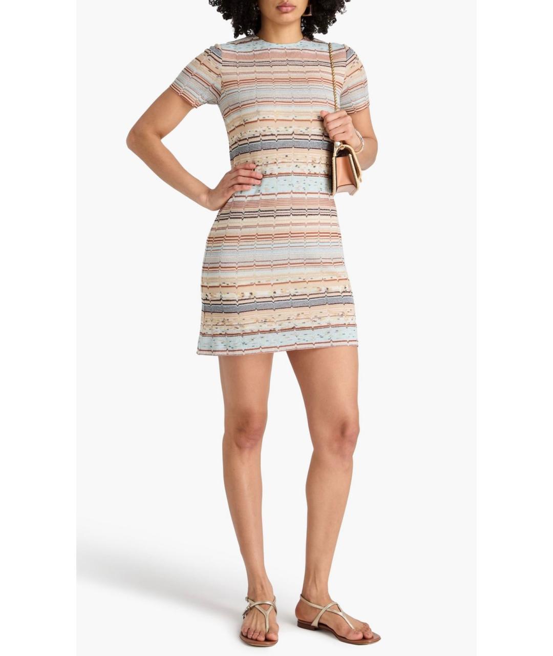MISSONI Мульти вискозное повседневное платье, фото 2