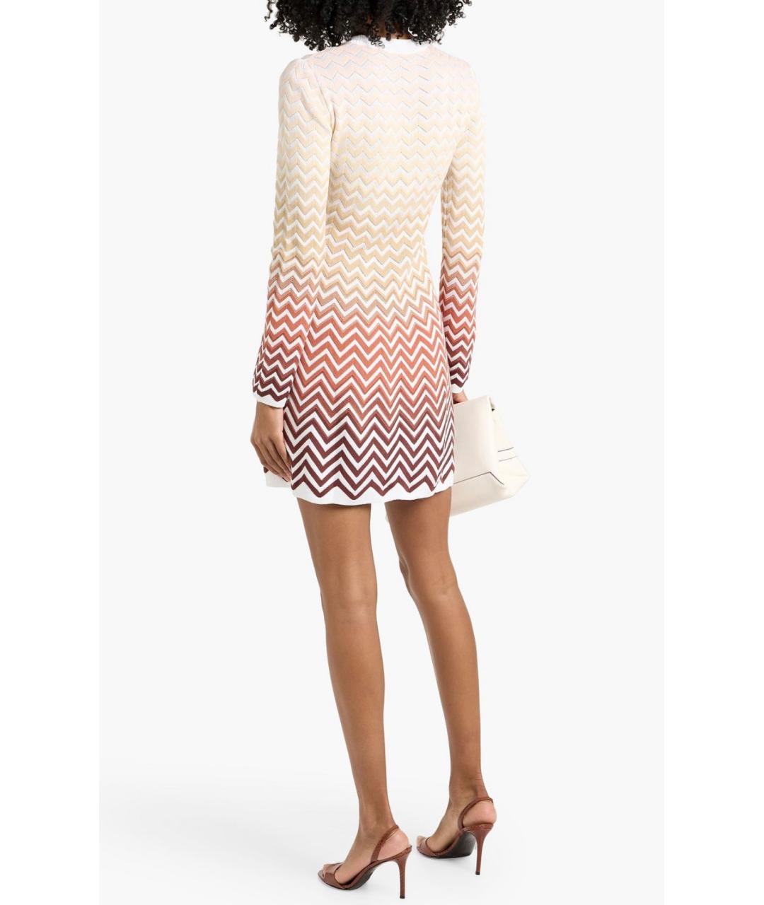 MISSONI Бежевое хлопковое повседневное платье, фото 3