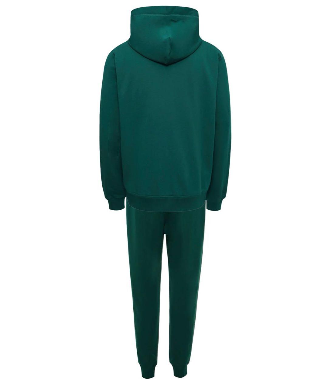DOLCE&GABBANA Зеленый хлопковый спортивный костюм, фото 2