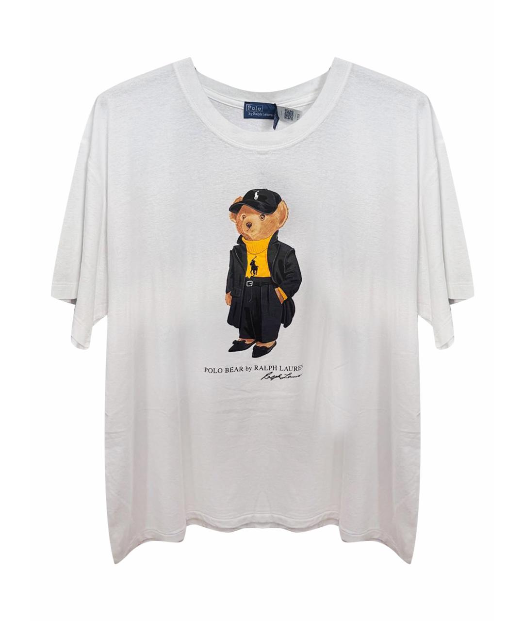 POLO RALPH LAUREN Белая хлопковая футболка, фото 1