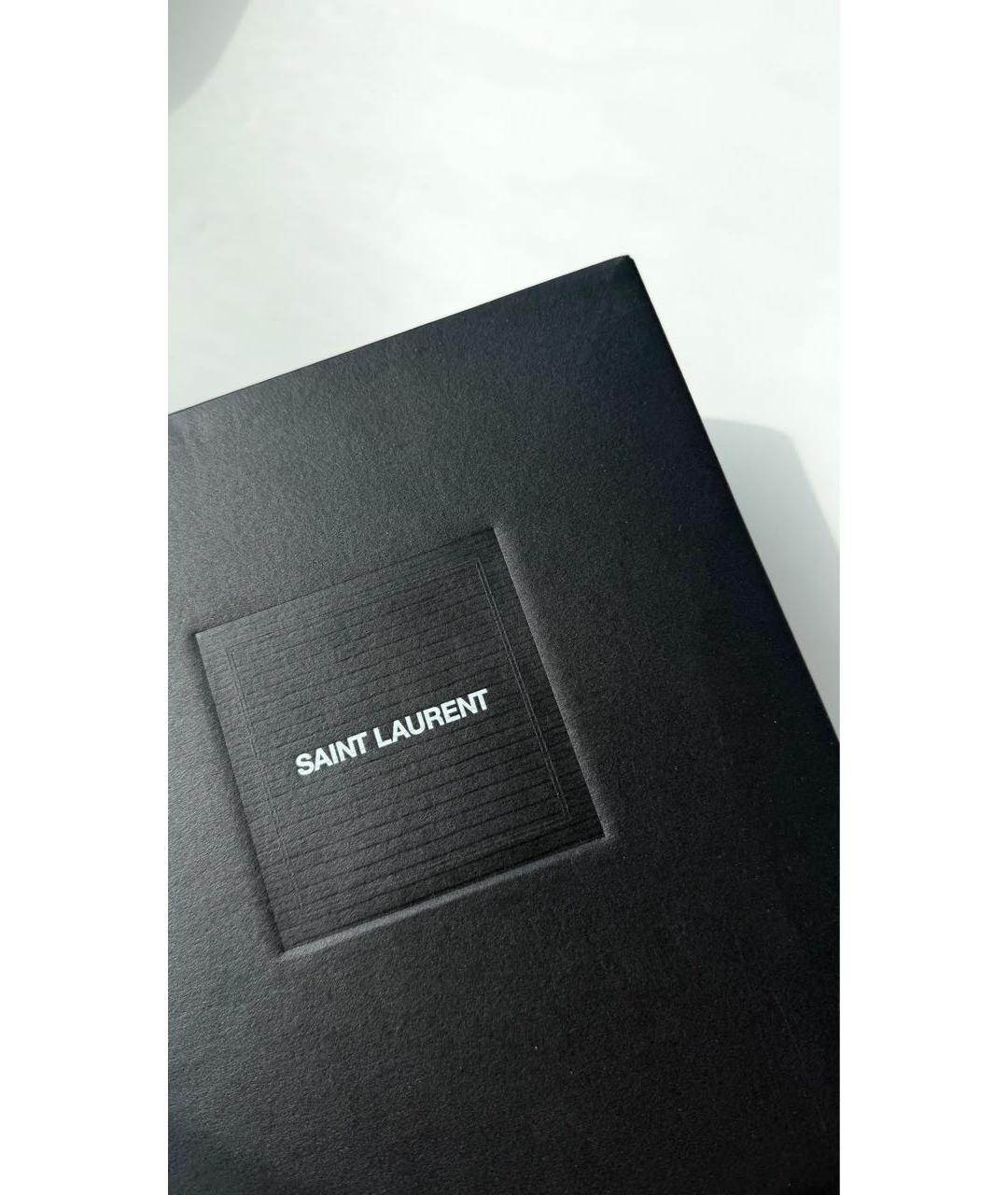 SAINT LAURENT Белые кожаные кеды, фото 2