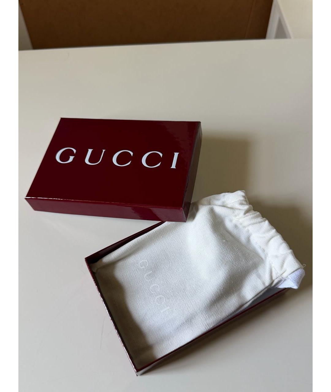 GUCCI Черный кожаный кардхолдер, фото 5