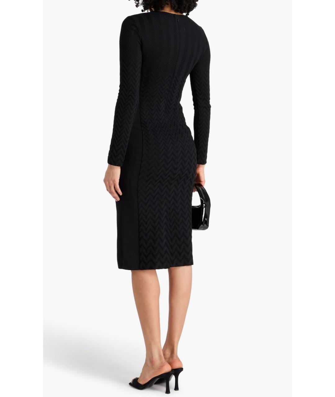 MISSONI Черное вискозное повседневное платье, фото 3