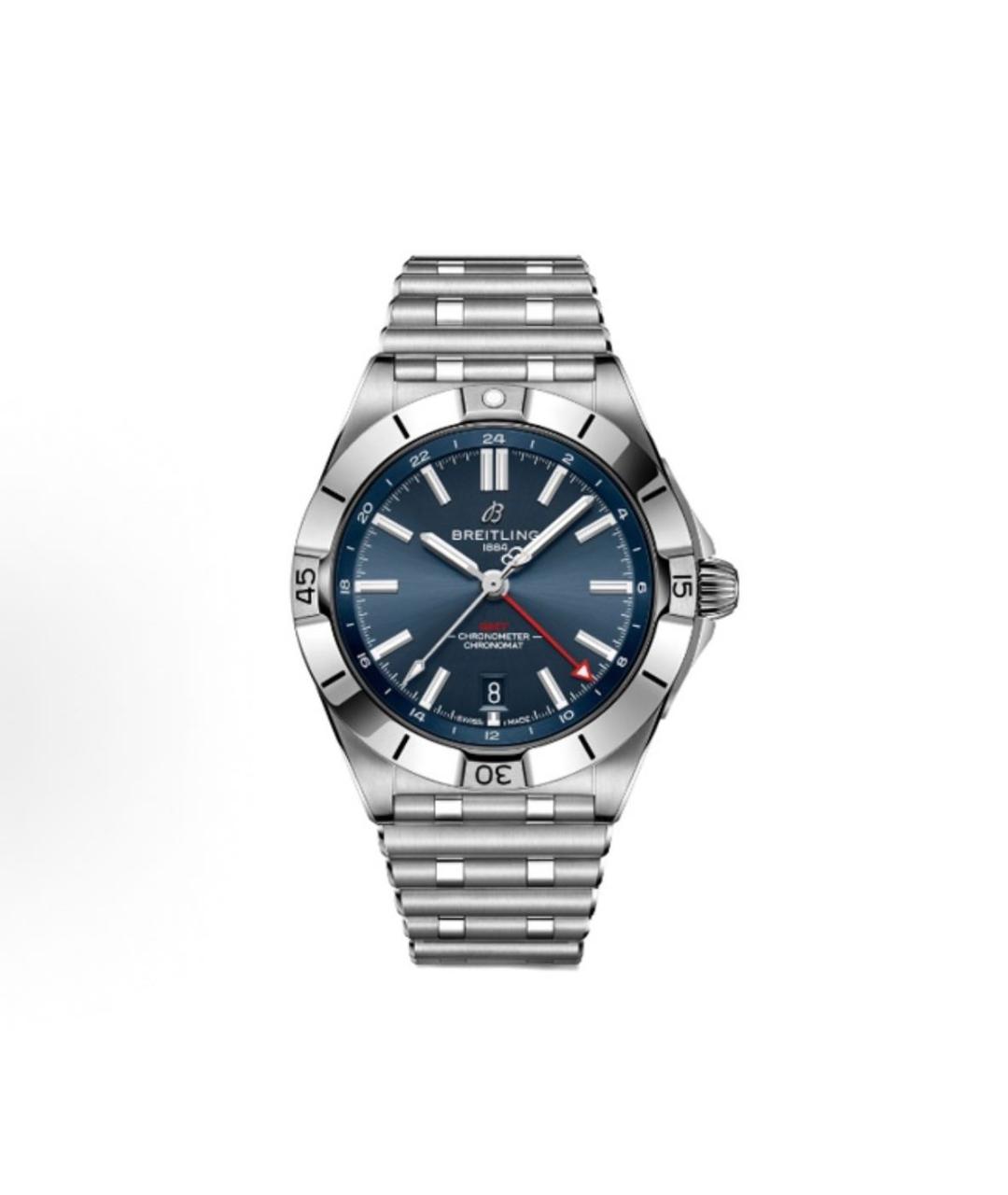 BREITLING Серебряные металлические часы, фото 9
