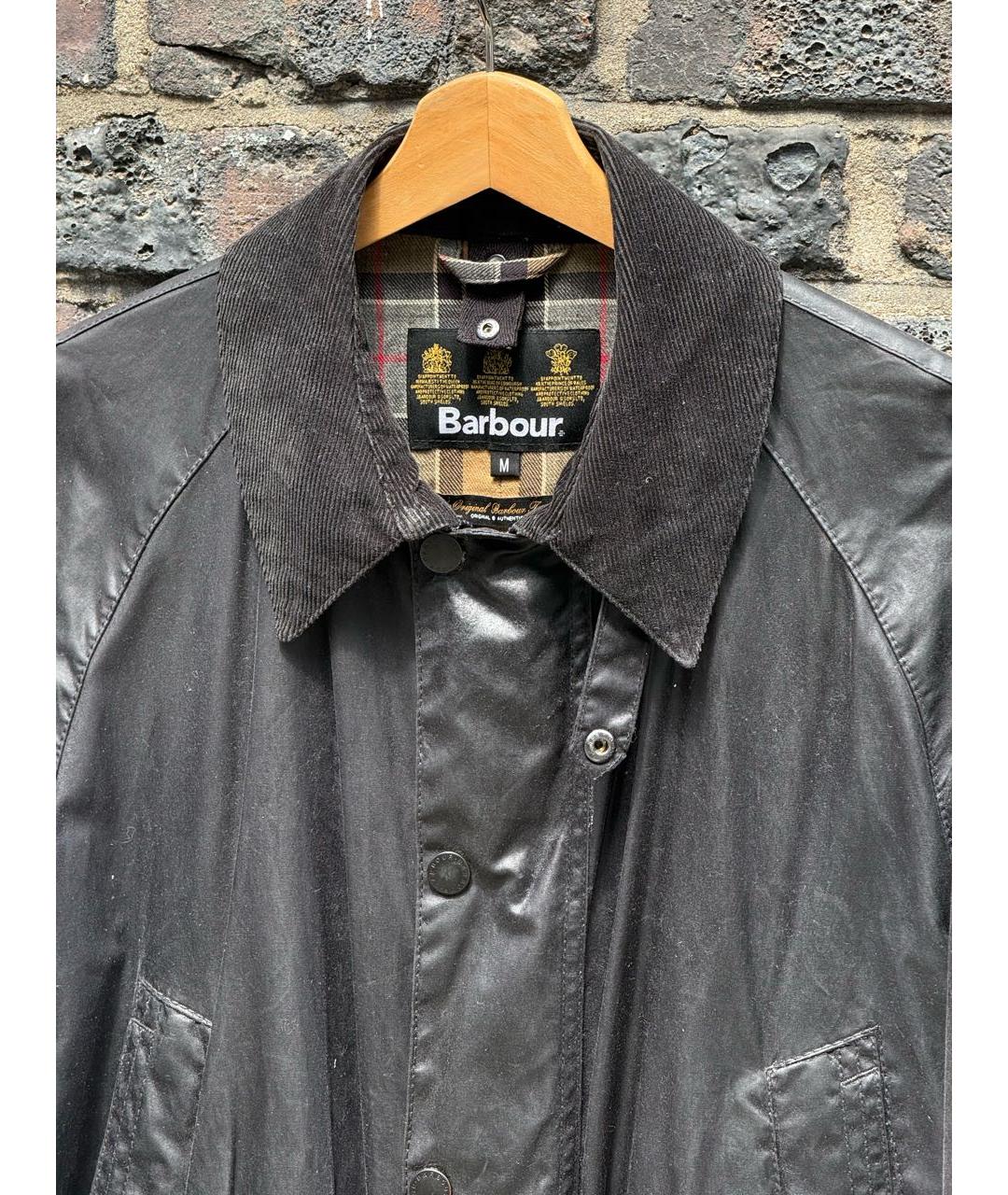 BARBOUR Черная хлопковая куртка, фото 3