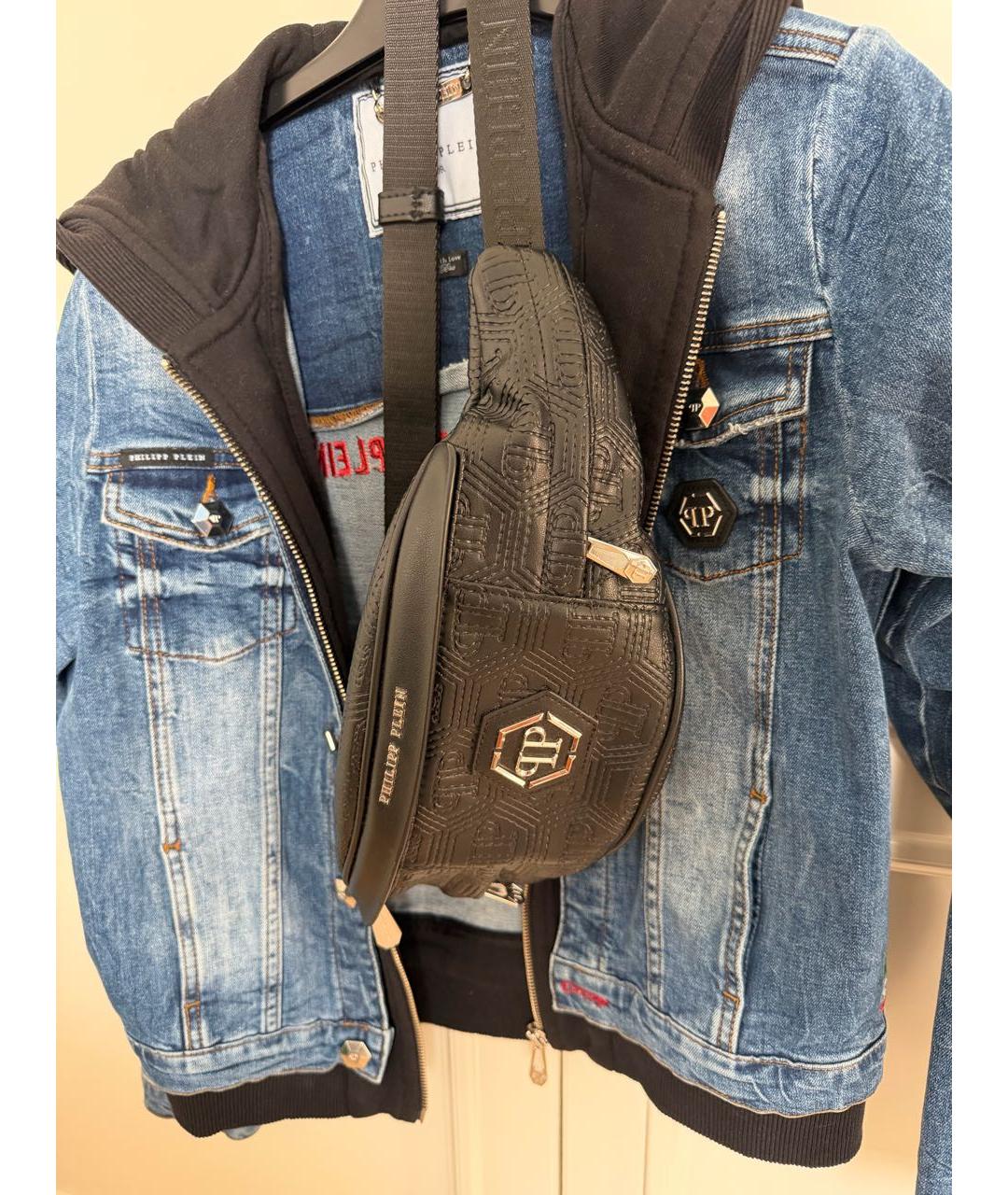 PHILIPP PLEIN Черная сумка, фото 4