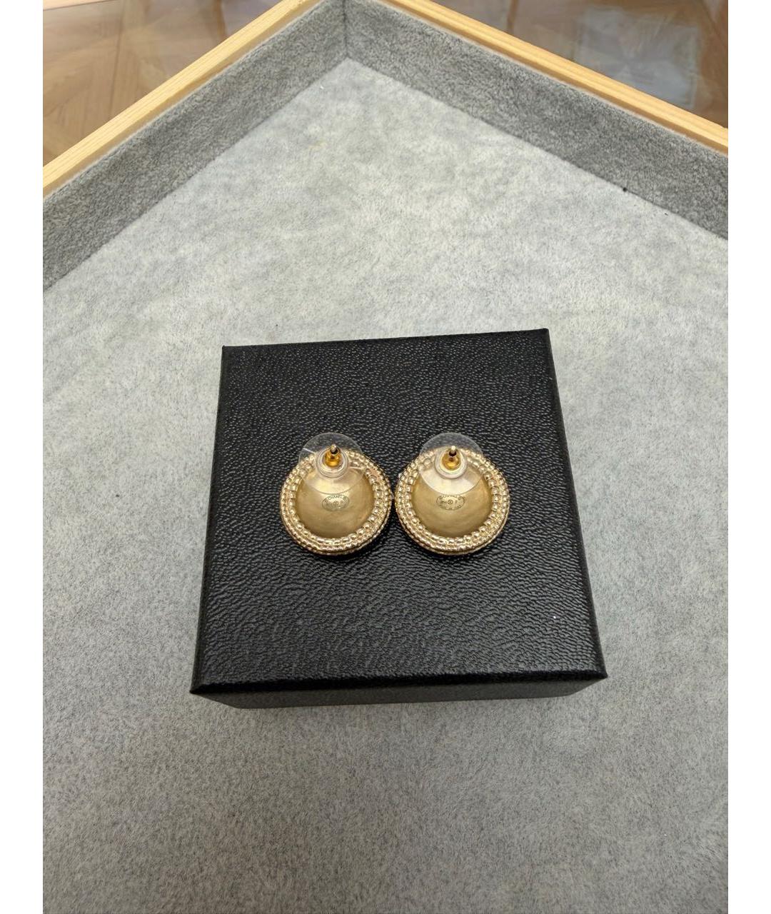 CHANEL Золотые серьги, фото 6