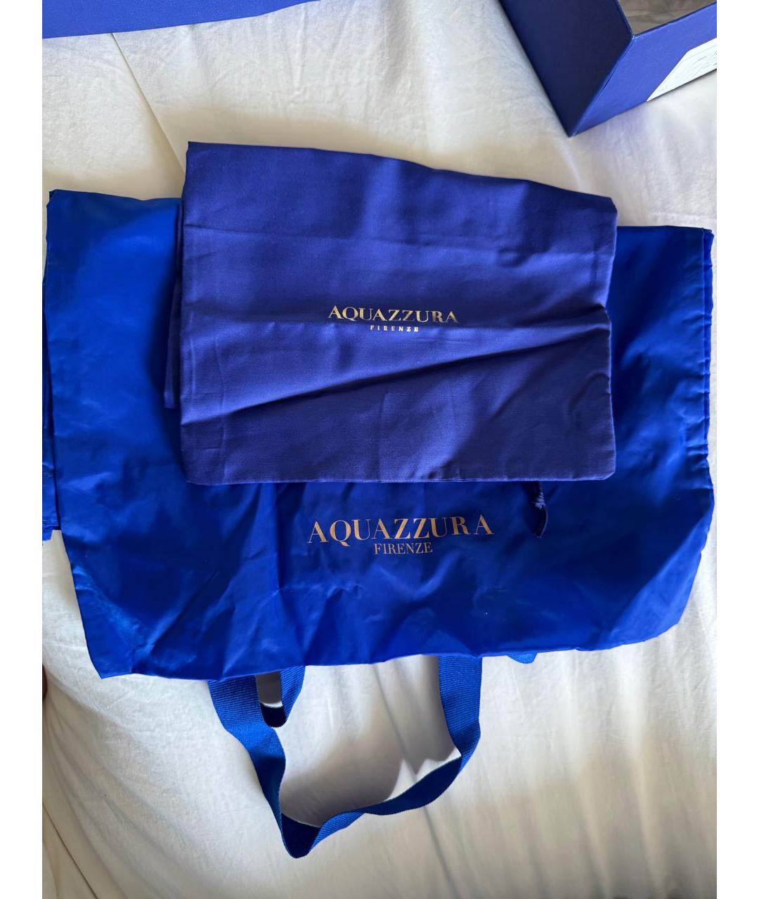 AQUAZZURA Черные замшевые босоножки, фото 7