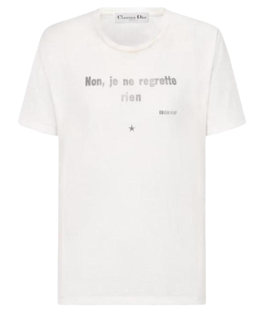 CHRISTIAN DIOR Белая футболка, фото 1