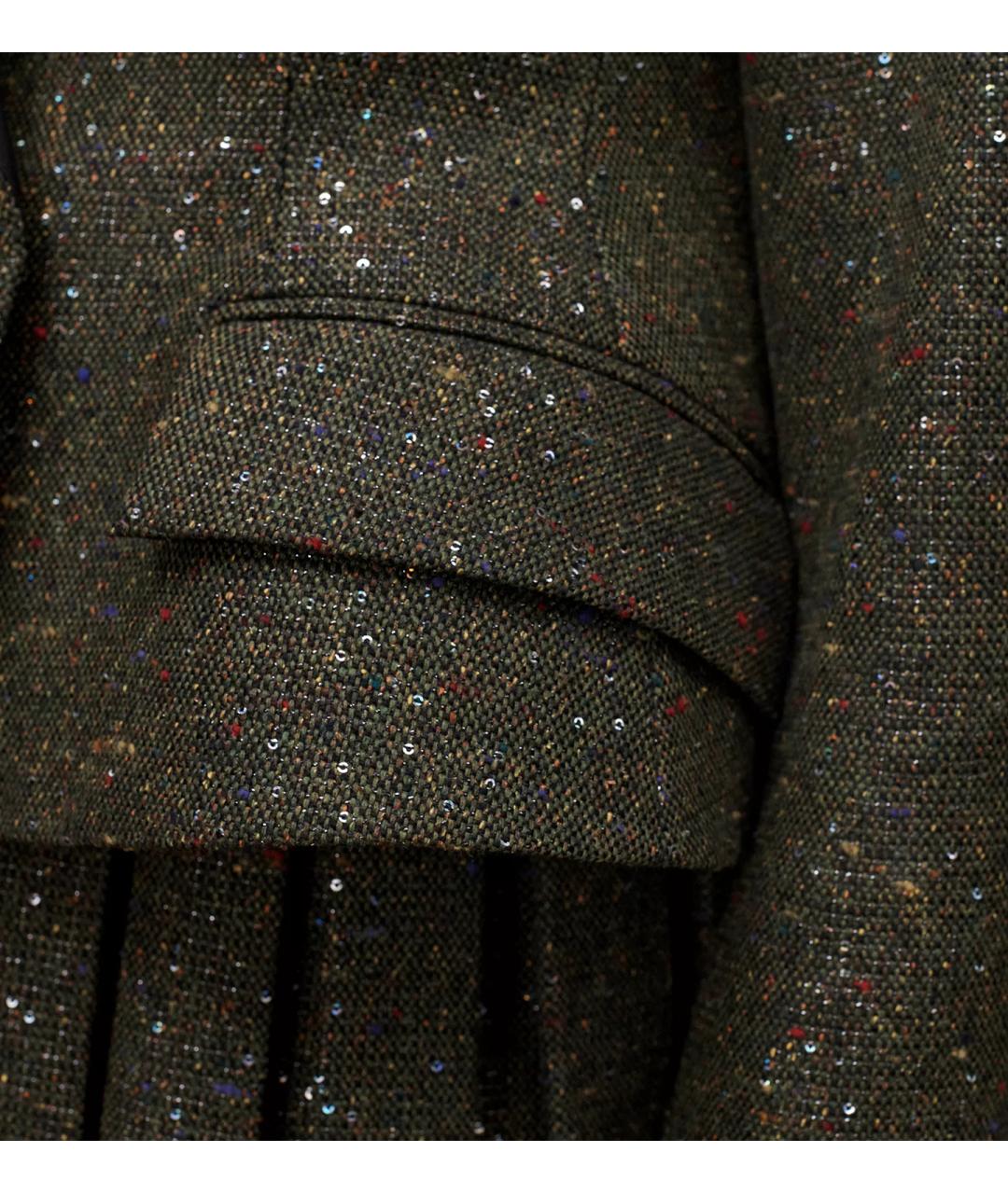 CHRISTIAN DIOR Хаки жакет/пиджак, фото 5