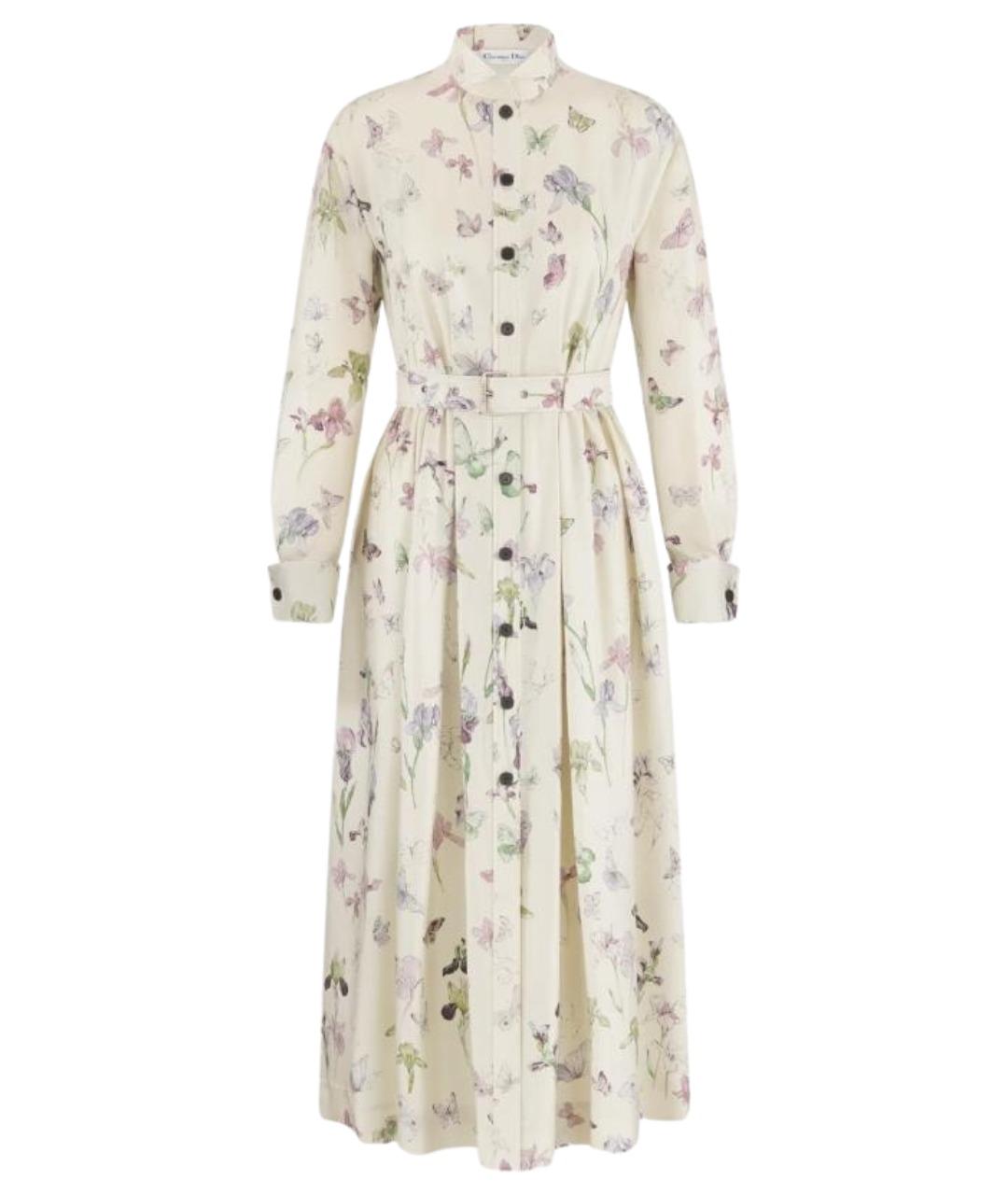 CHRISTIAN DIOR Мульти повседневное платье, фото 1