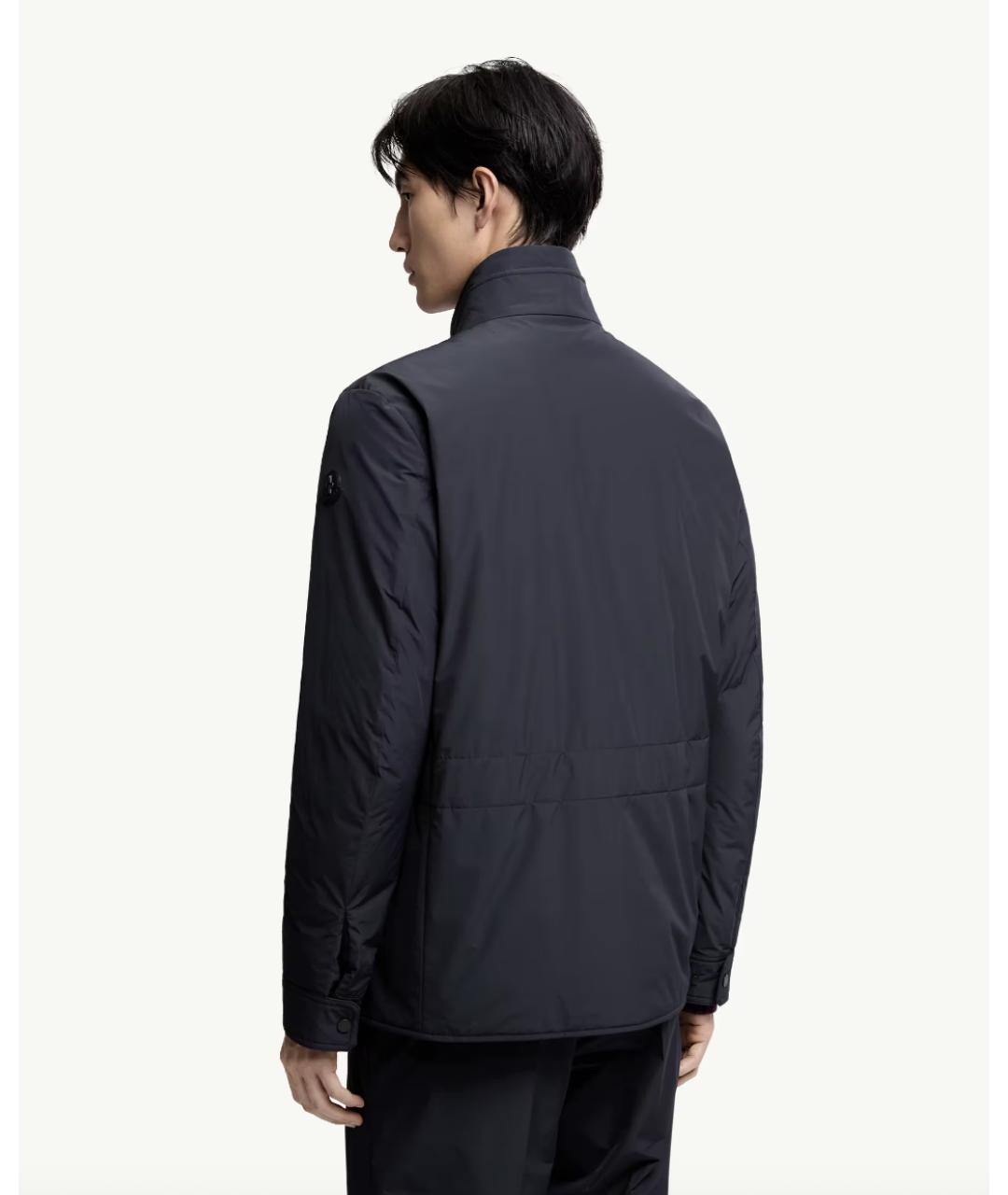 MONCLER Темно-синяя куртка, фото 3