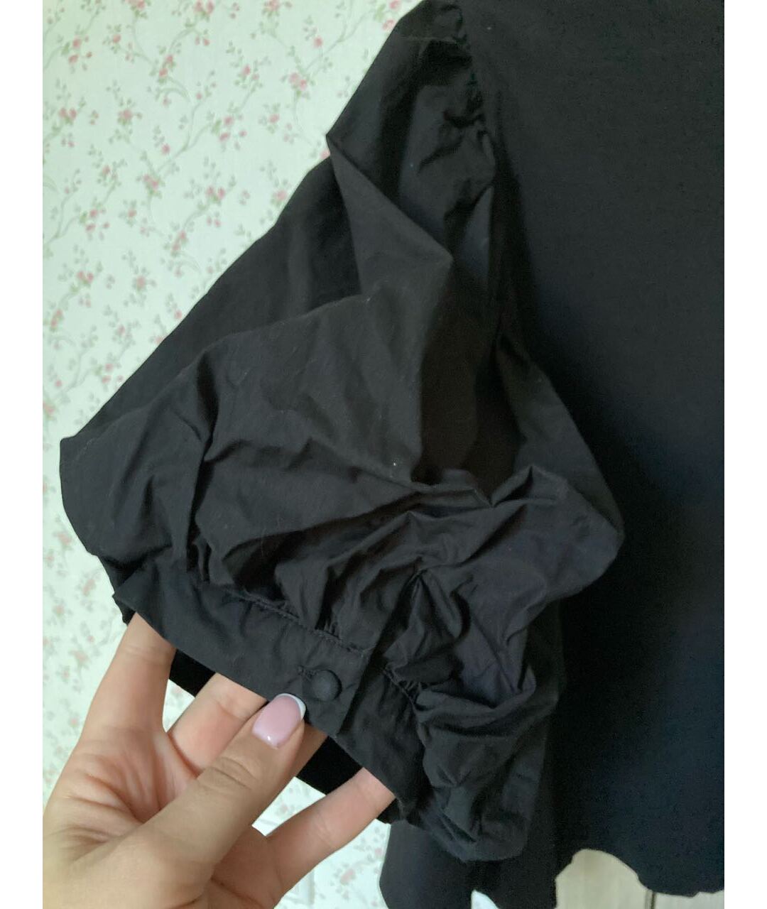 JOHANNA ORTIZ Черная хлопко-эластановая рубашка, фото 6
