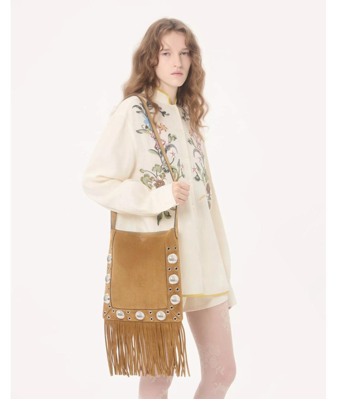 VALENTINO Бежевая блузы, фото 3