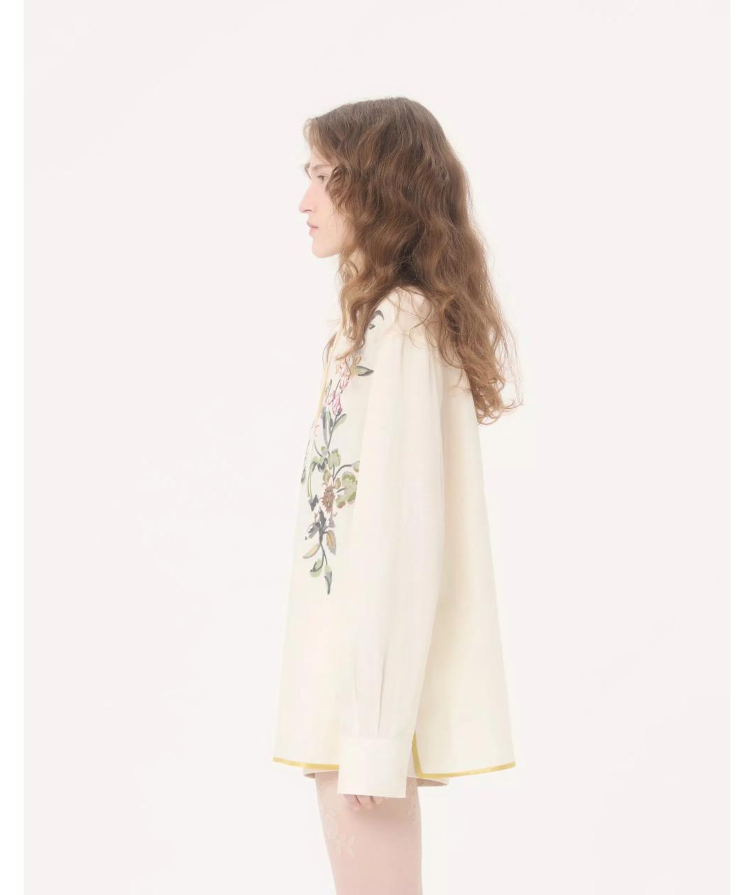 VALENTINO Бежевая блузы, фото 6
