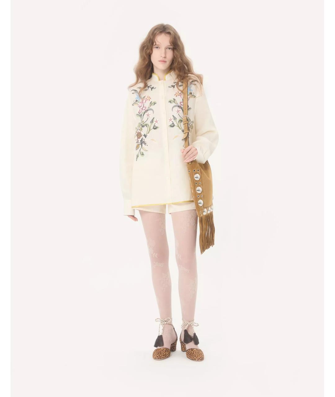 VALENTINO Бежевая блузы, фото 2