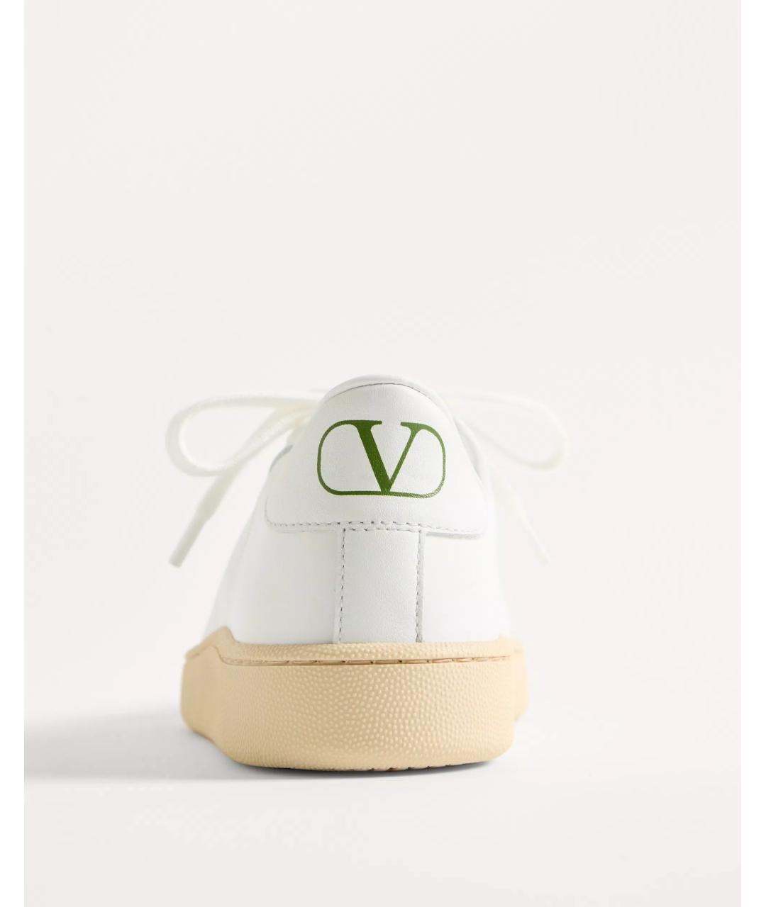 VALENTINO Белые кожаные кроссовки, фото 6