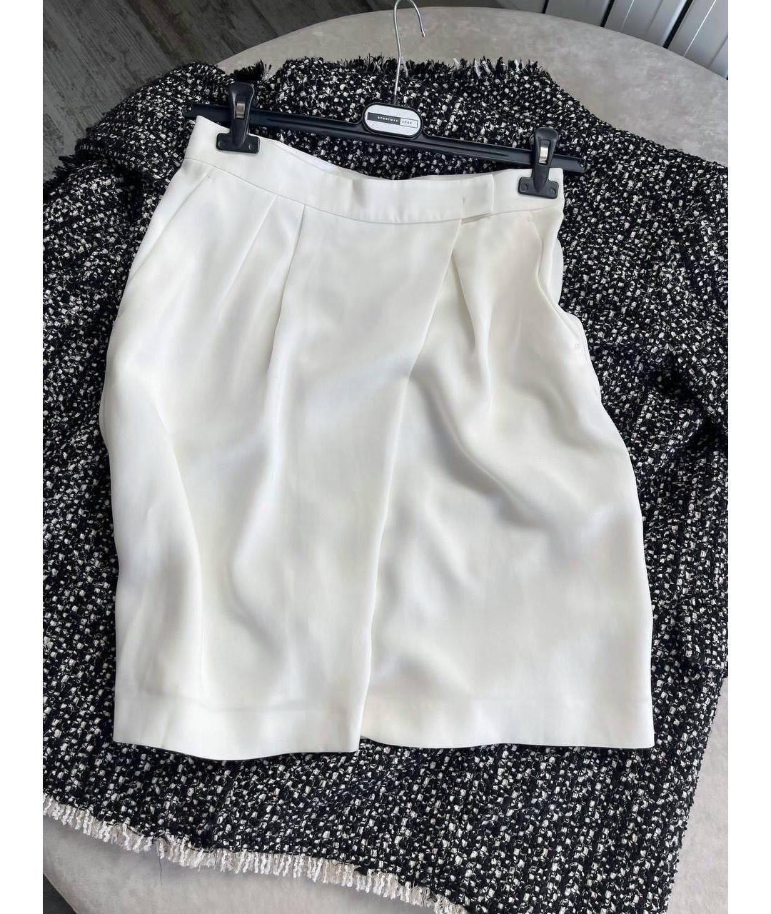 MAX MARA Белая юбка мини, фото 4