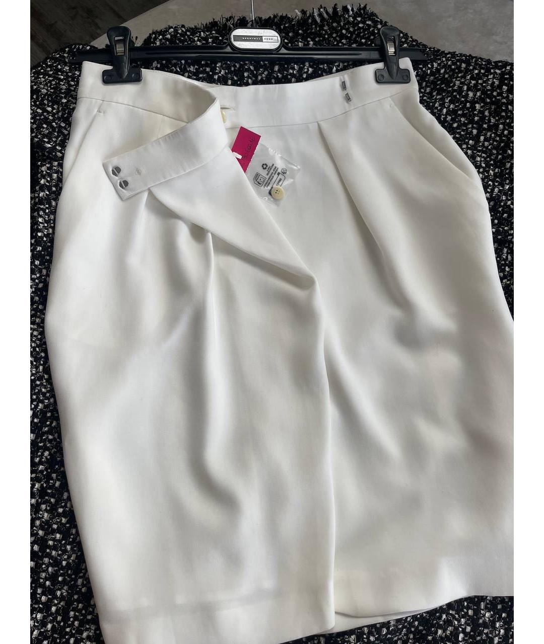 MAX MARA Белая юбка мини, фото 5