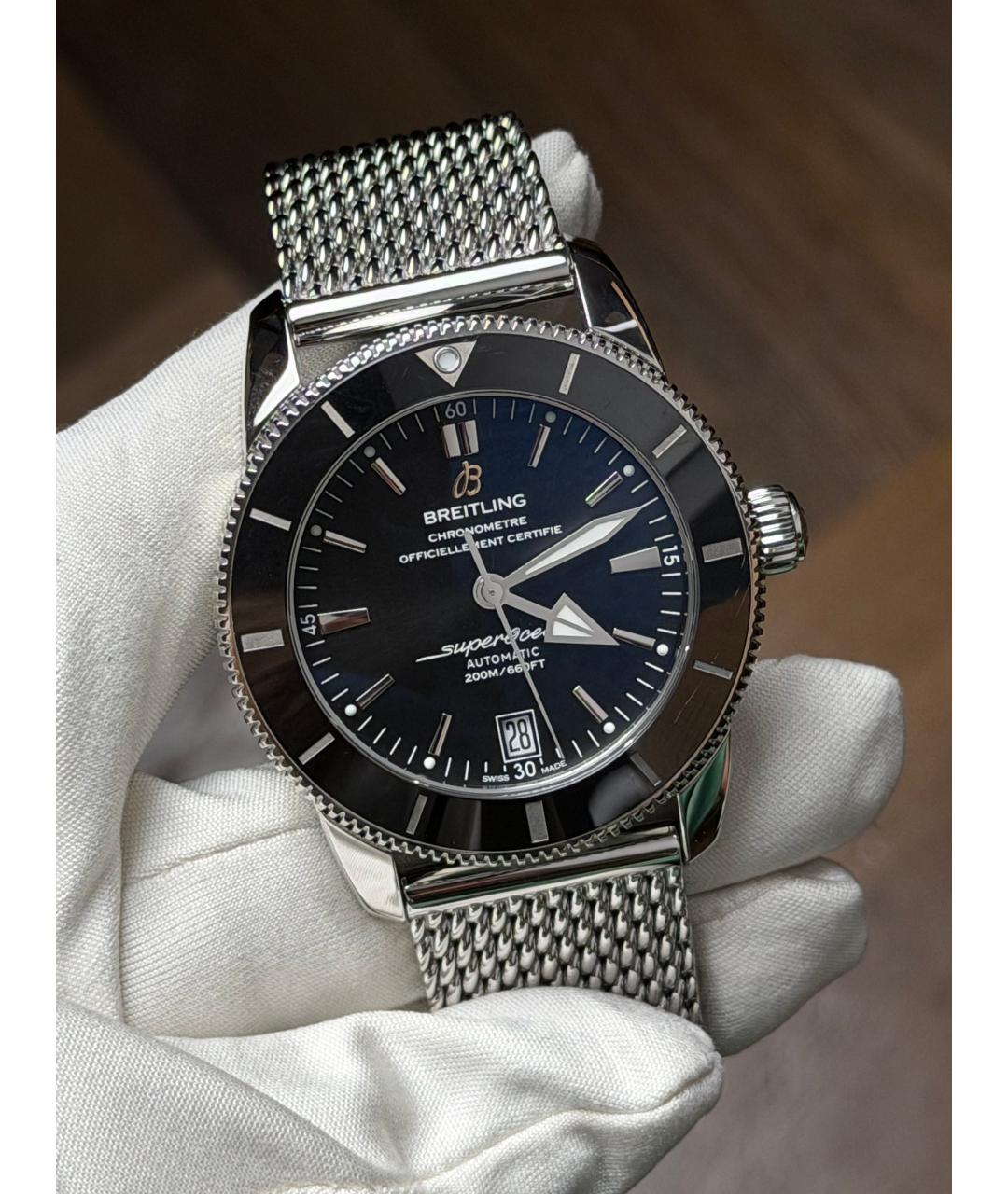 BREITLING Черные часы, фото 2
