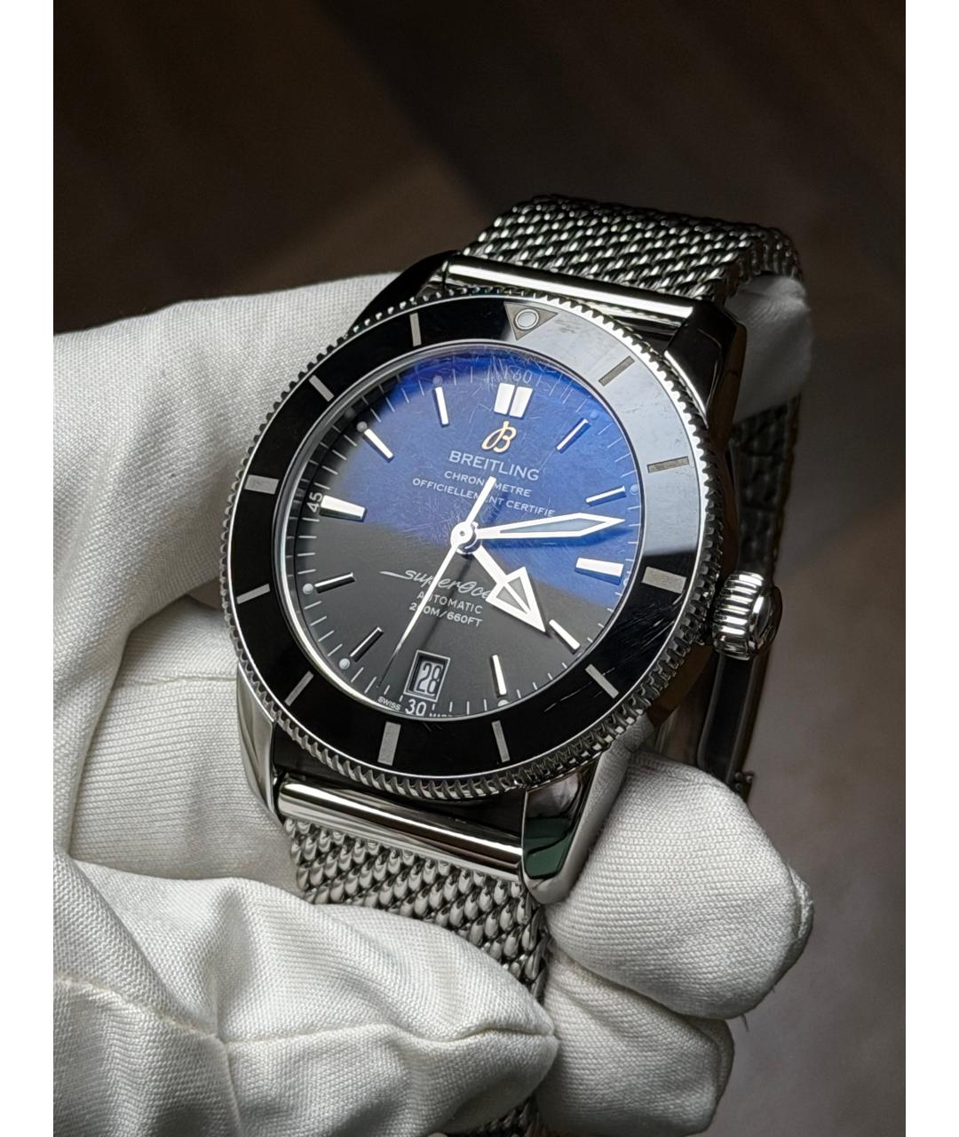 BREITLING Черные часы, фото 4