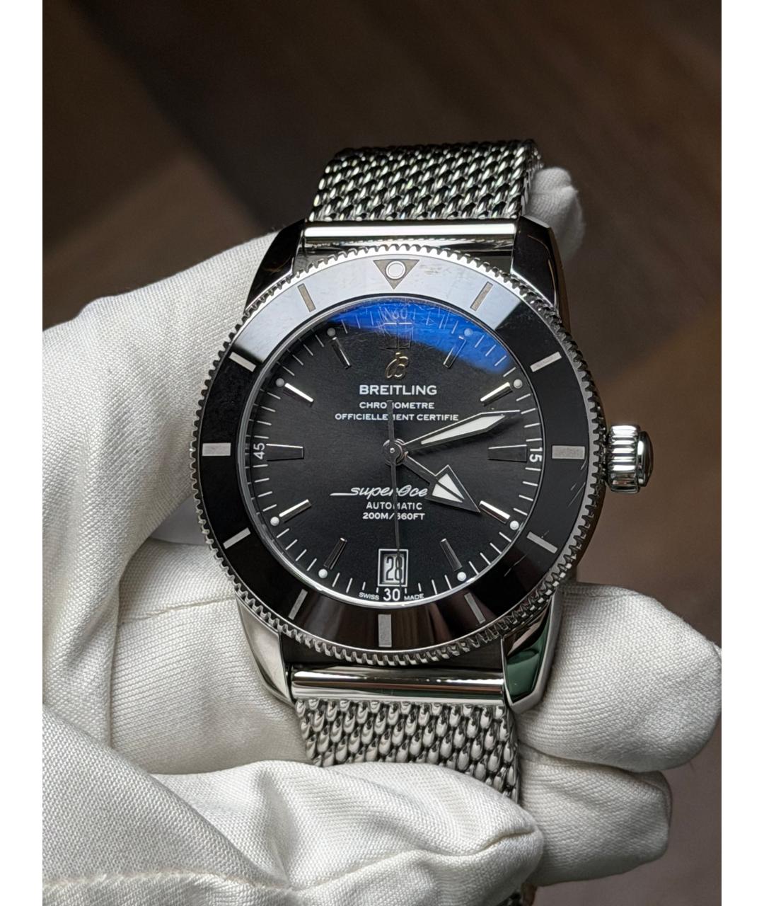 BREITLING Черные часы, фото 3
