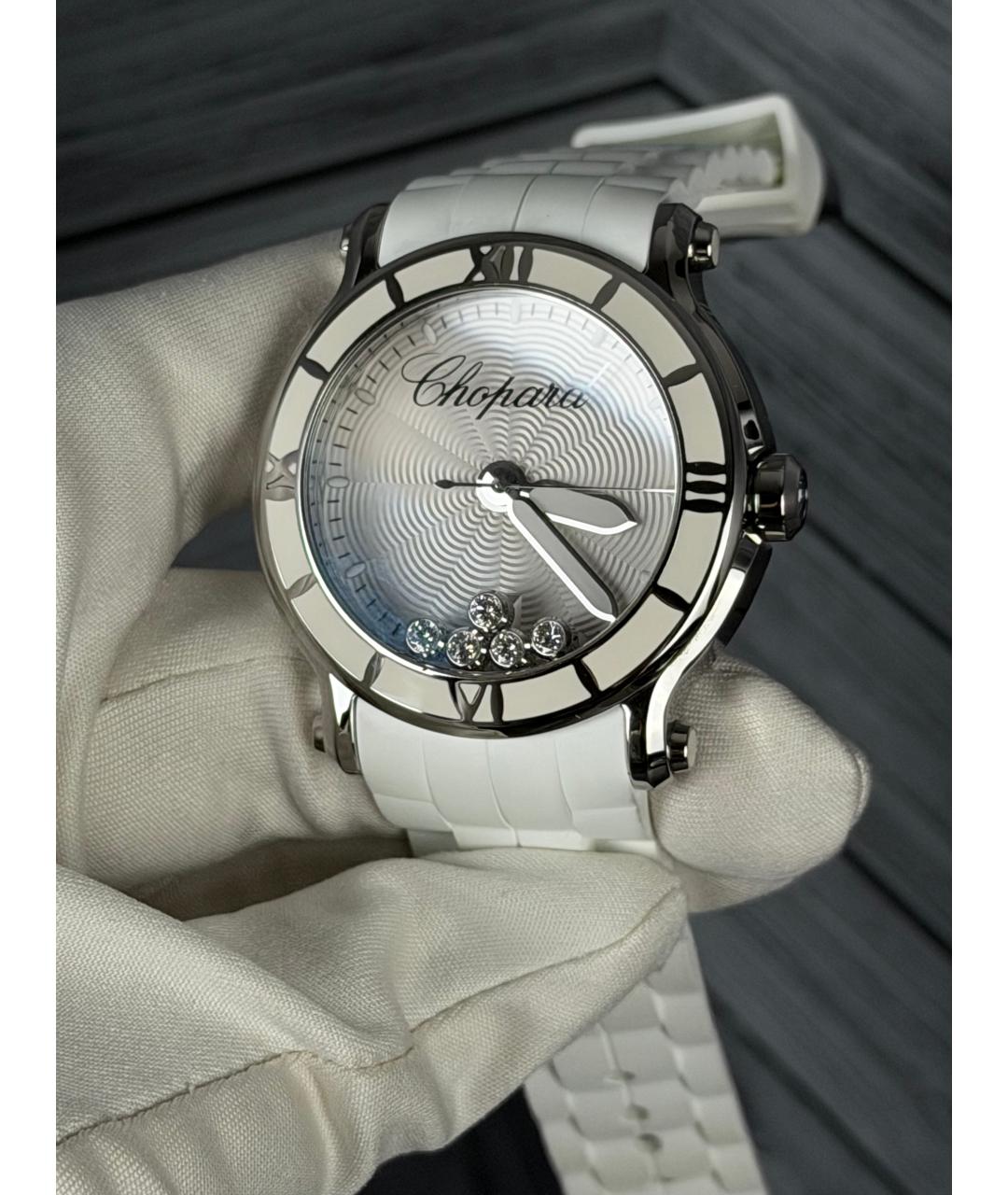 CHOPARD Белые часы, фото 3