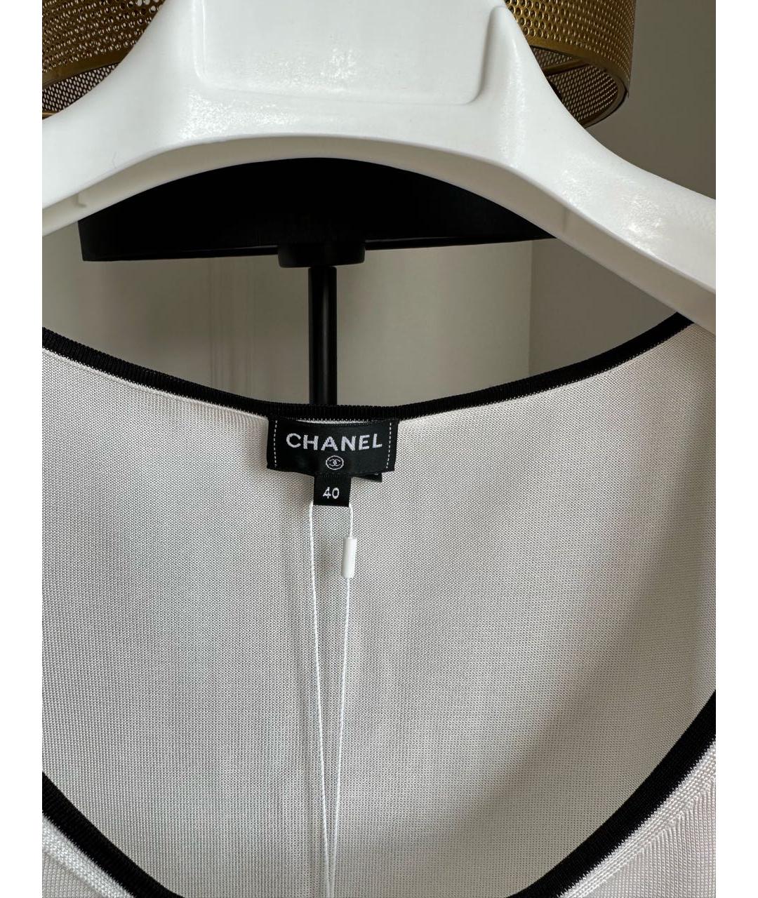 CHANEL Белая майка, фото 3