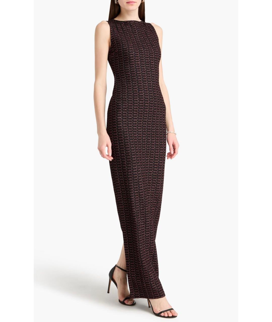 MISSONI Черное вискозное повседневное платье, фото 2