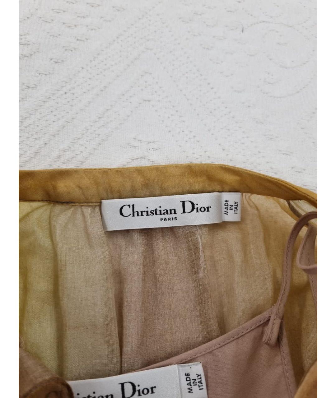 CHRISTIAN DIOR Мульти платье, фото 3