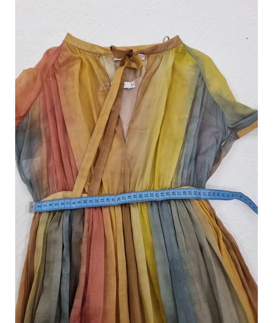 CHRISTIAN DIOR Мульти платье, фото 8