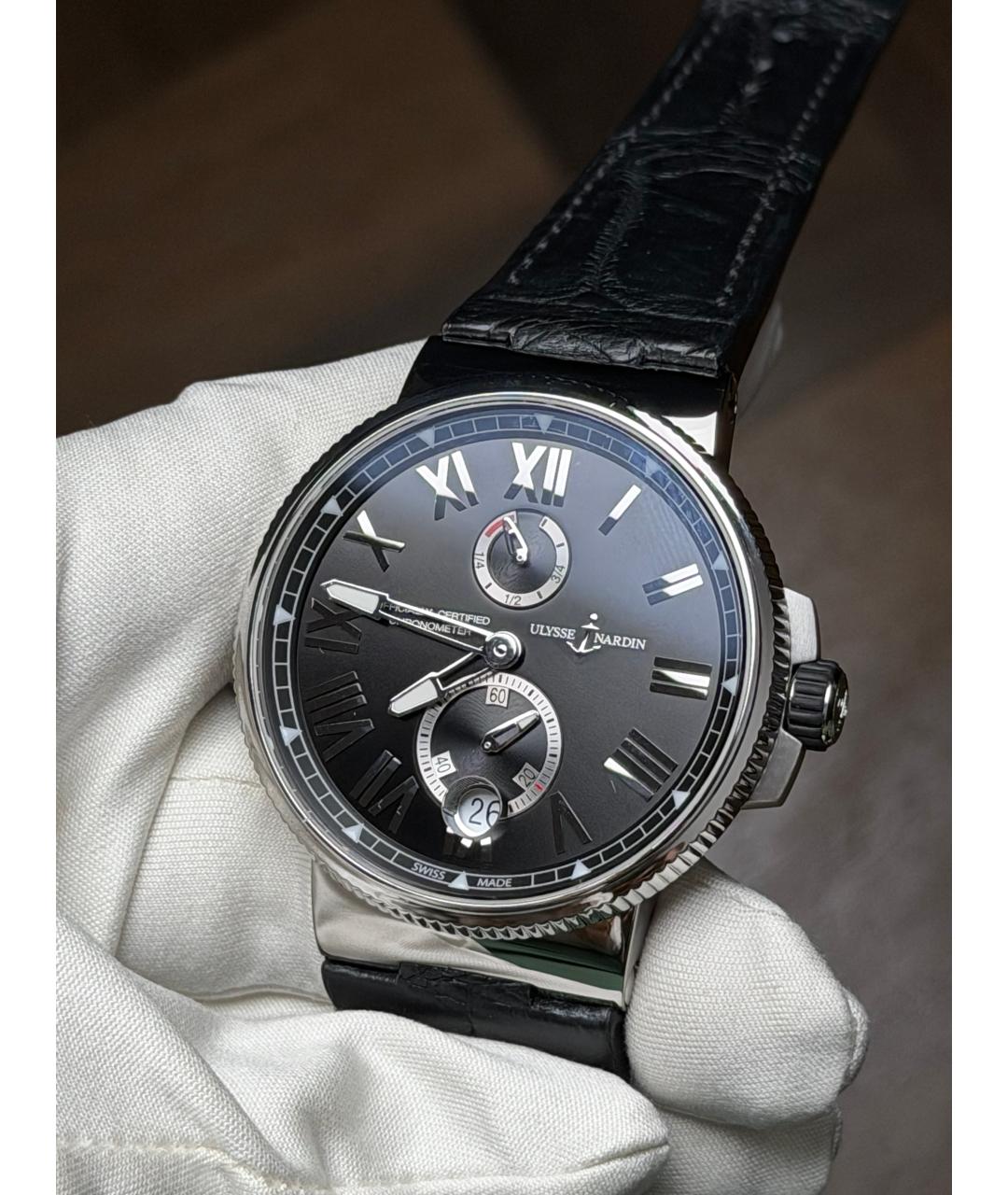 Ulysse Nardin Черные часы, фото 3