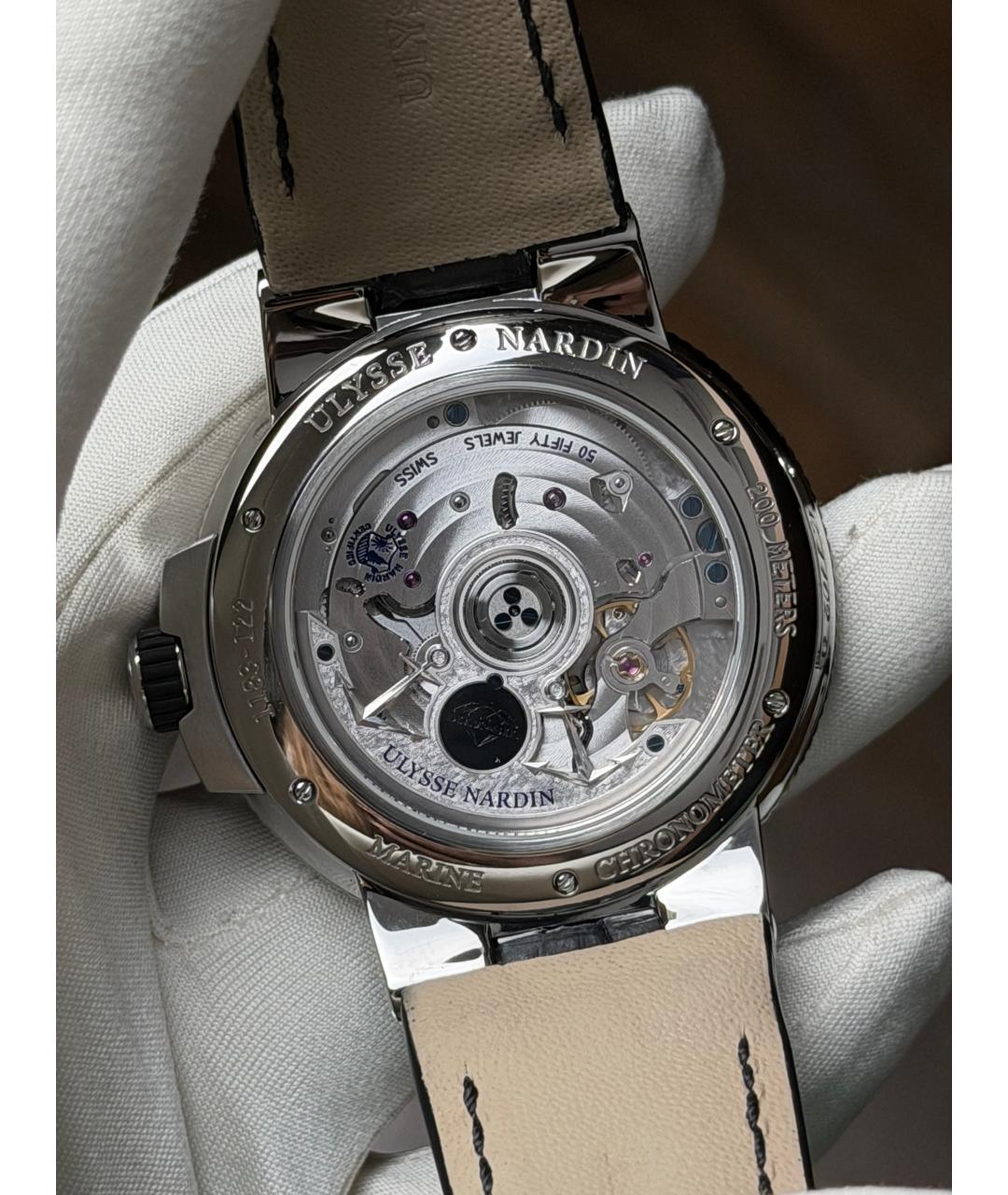 Ulysse Nardin Черные часы, фото 7