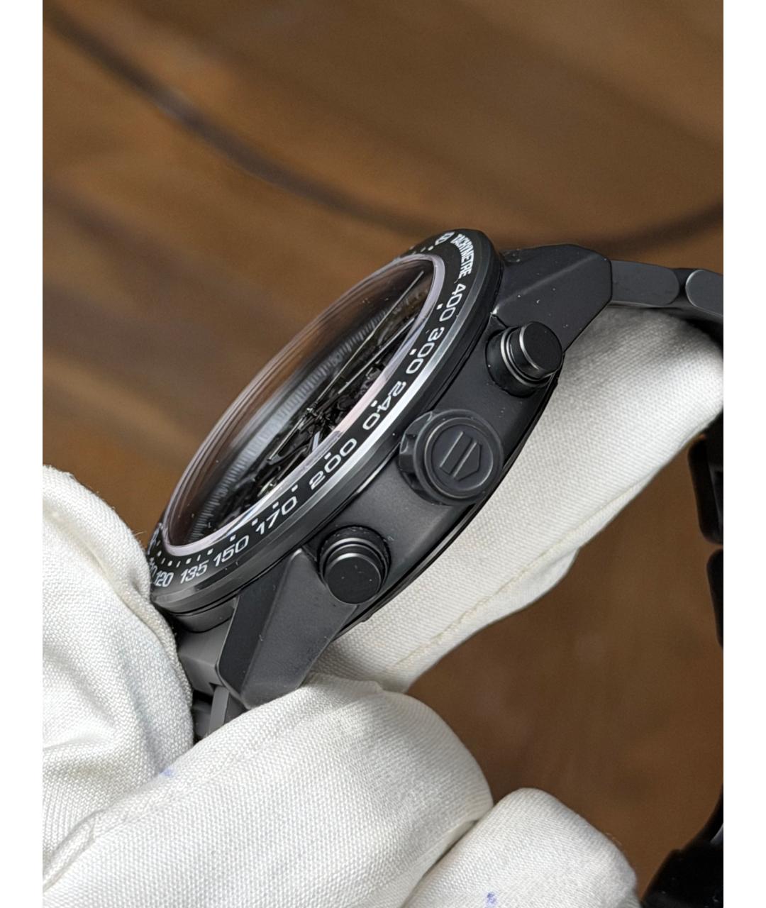 TAG HEUER Черные керамические часы, фото 5