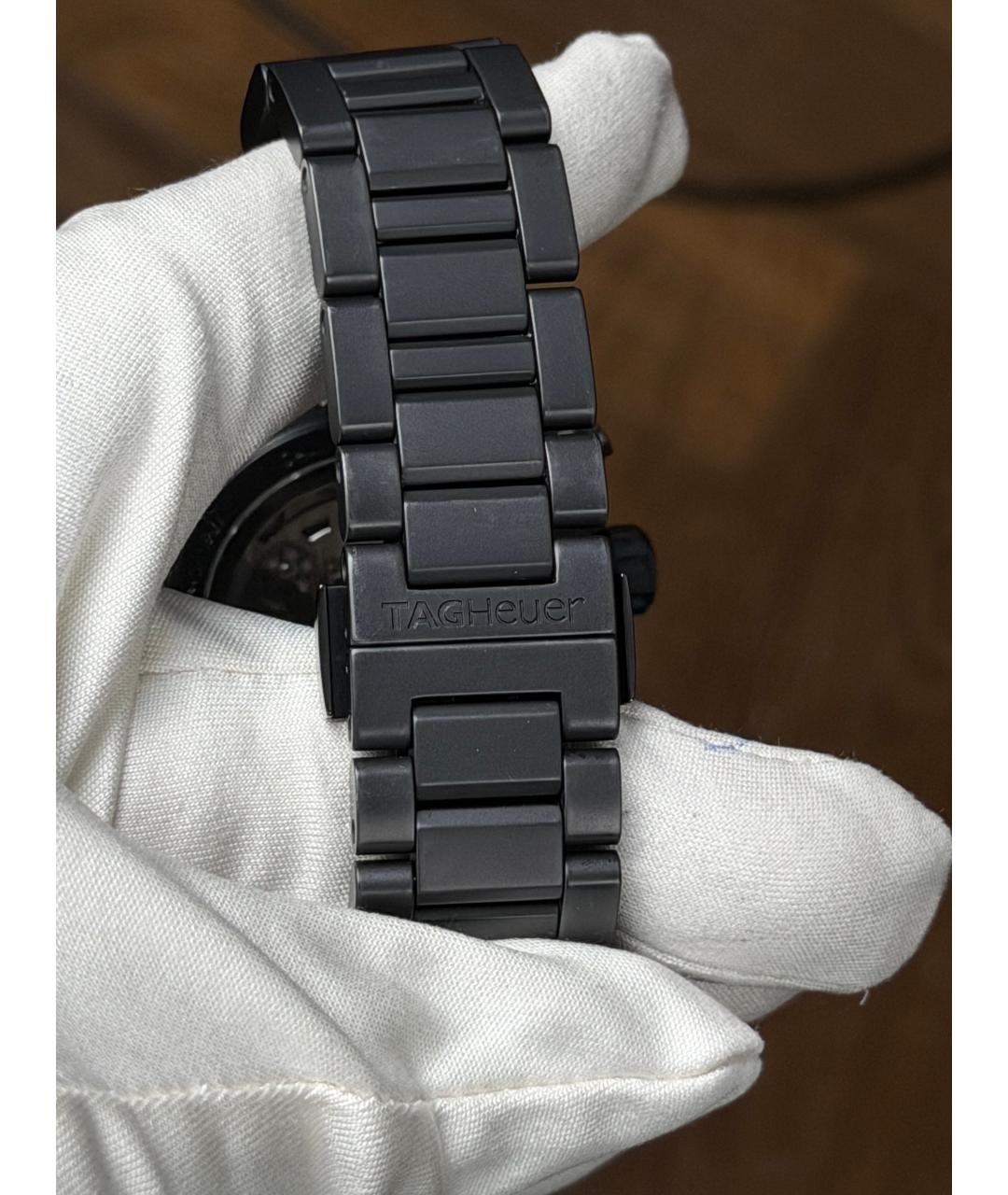 TAG HEUER Черные керамические часы, фото 9