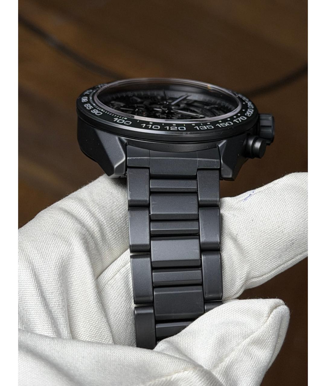 TAG HEUER Черные керамические часы, фото 7