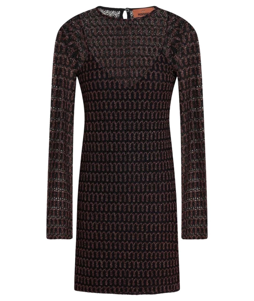 MISSONI Черное вискозное повседневное платье, фото 1