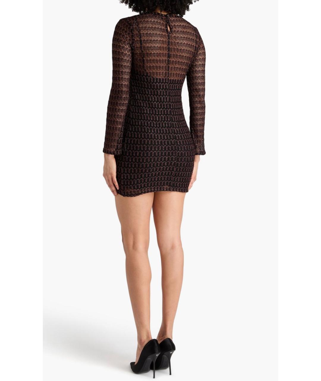 MISSONI Черное вискозное повседневное платье, фото 3