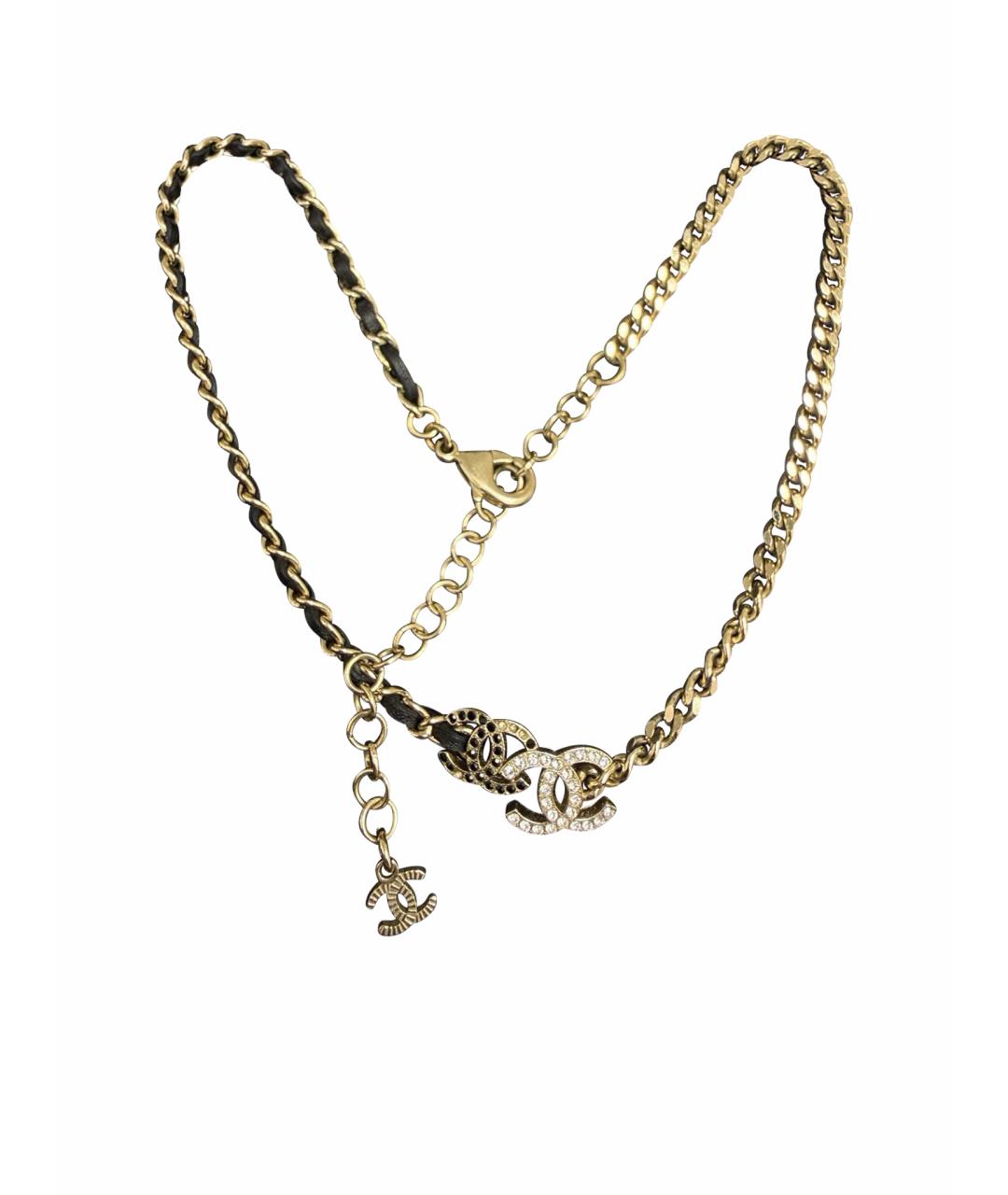 CHANEL Золотое колье, фото 1