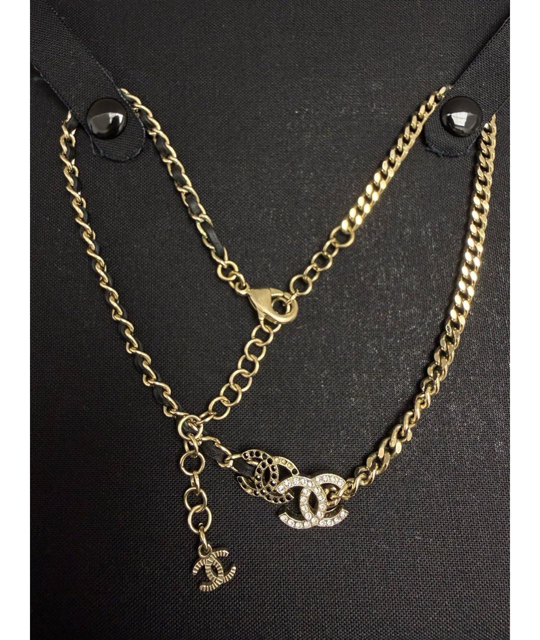 CHANEL Золотое колье, фото 4