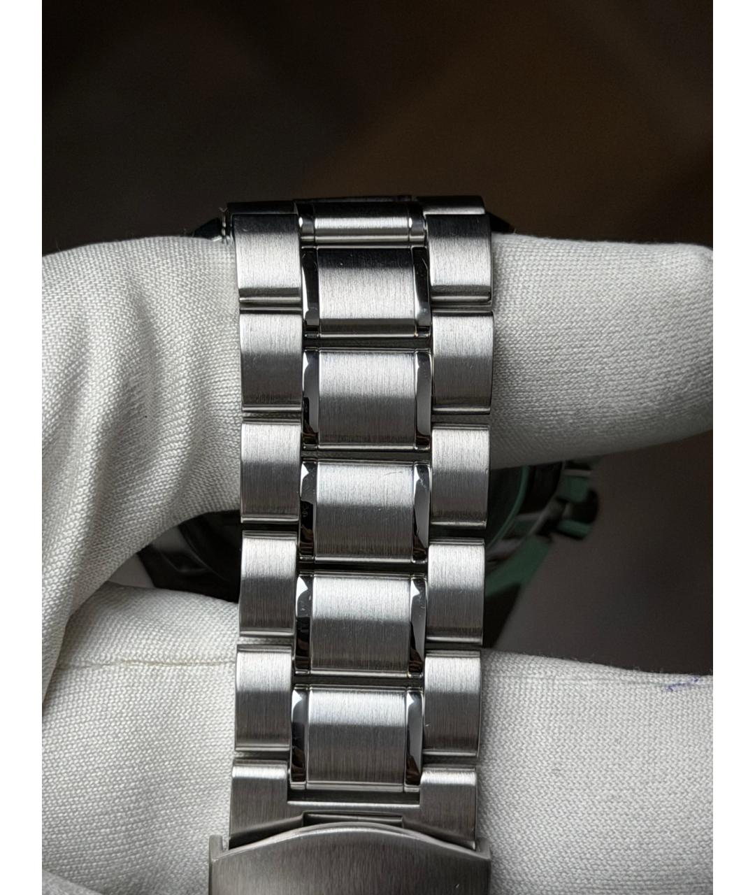 OMEGA Черные часы, фото 9