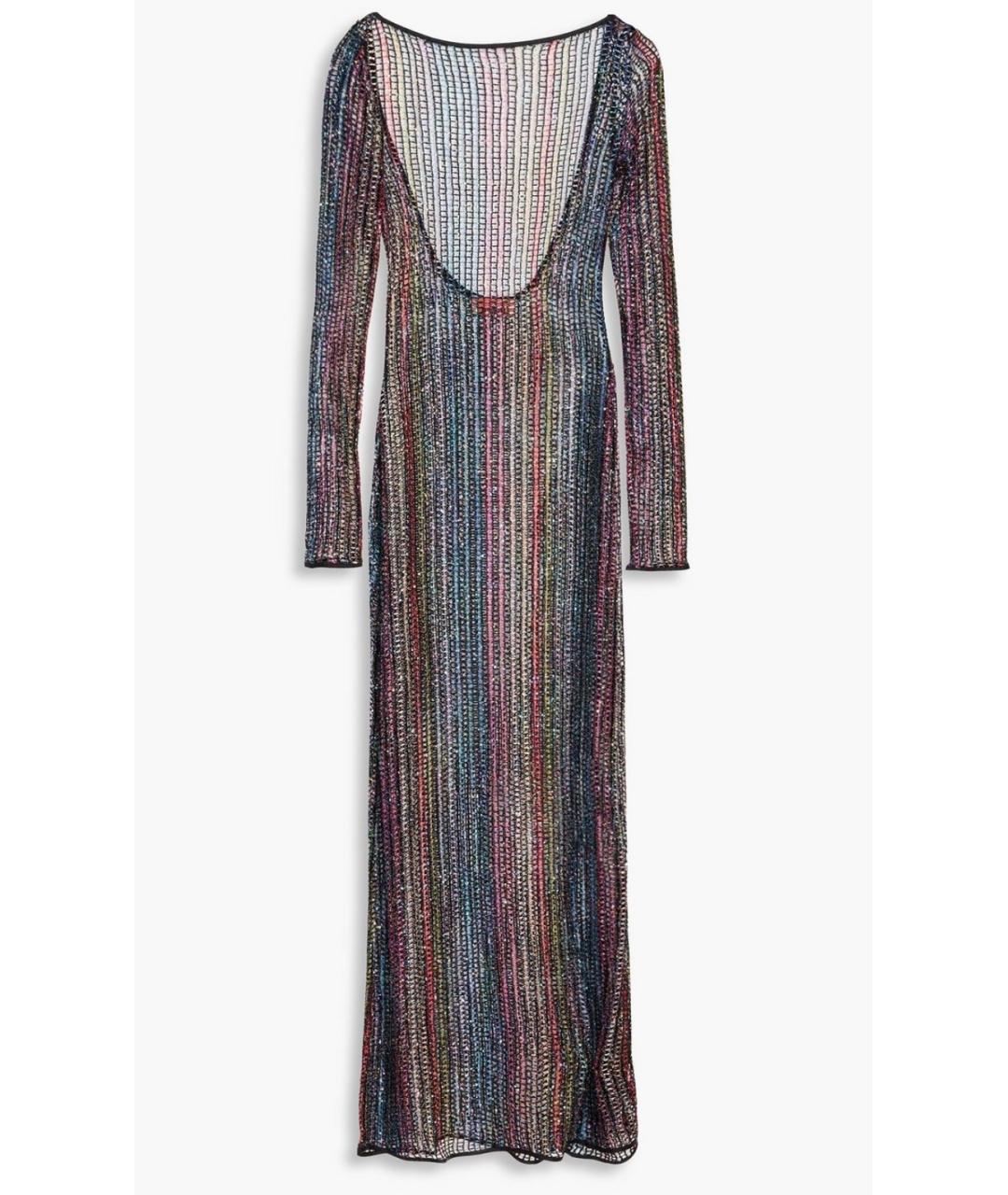 MISSONI Мульти вискозное коктейльное платье, фото 5
