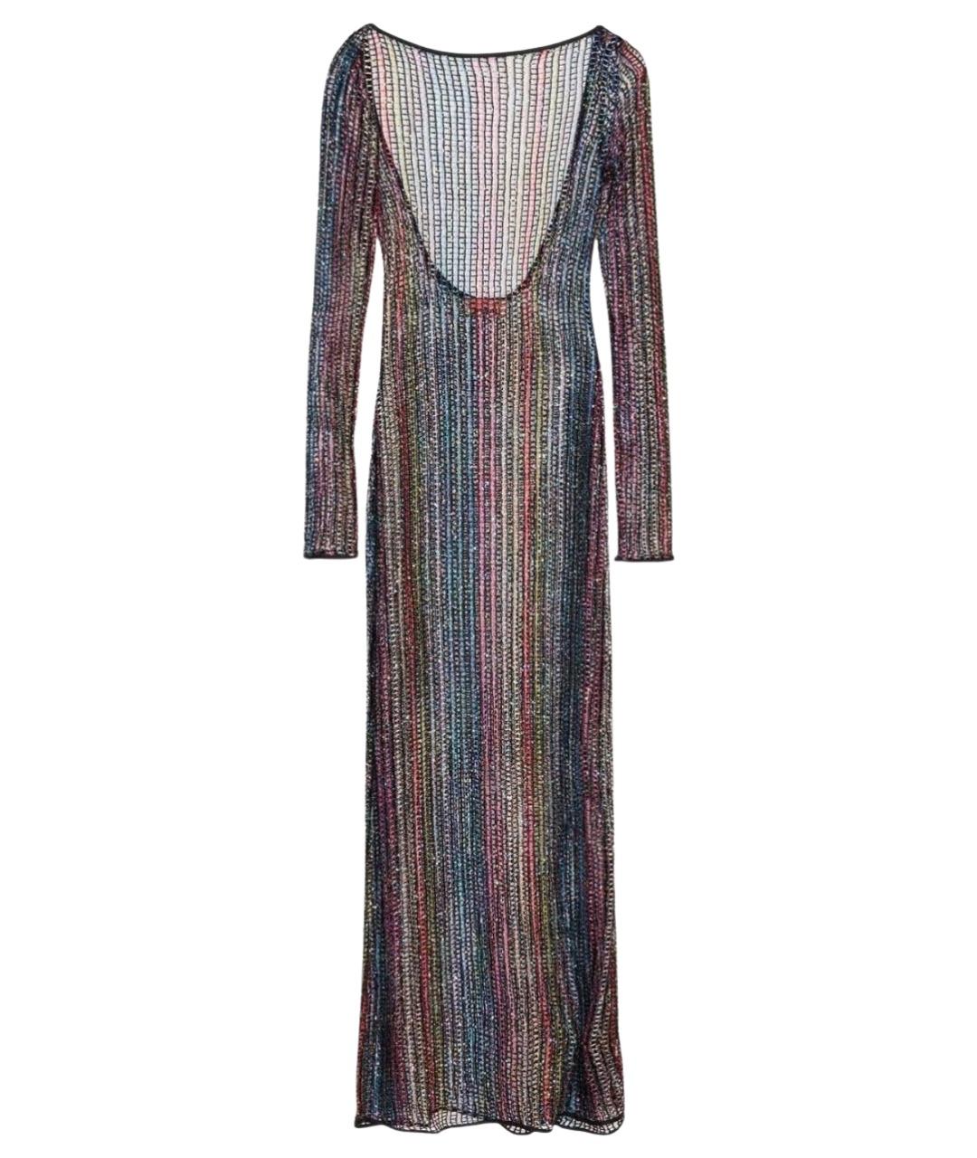 MISSONI Мульти вискозное коктейльное платье, фото 1
