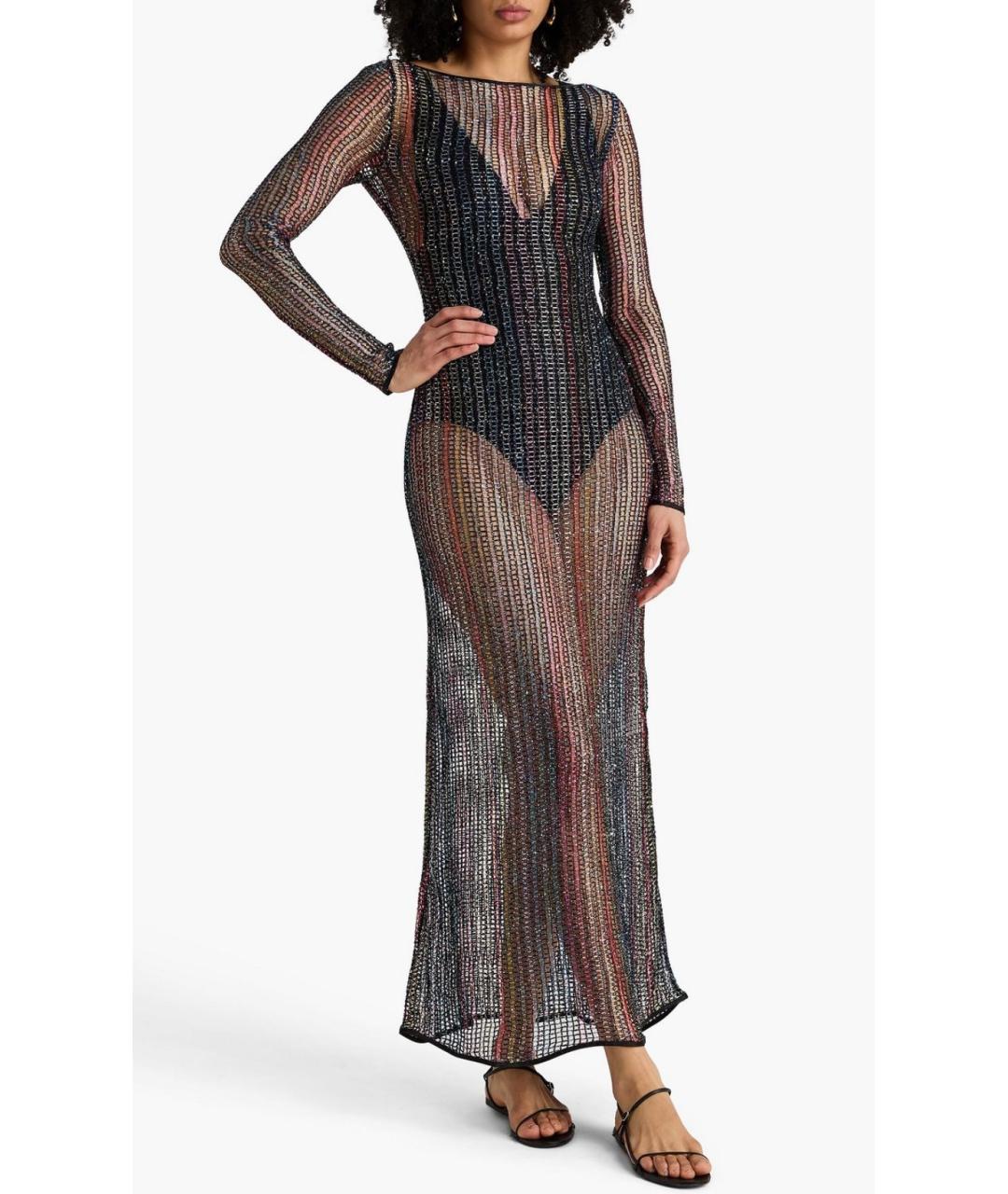 MISSONI Мульти вискозное коктейльное платье, фото 2