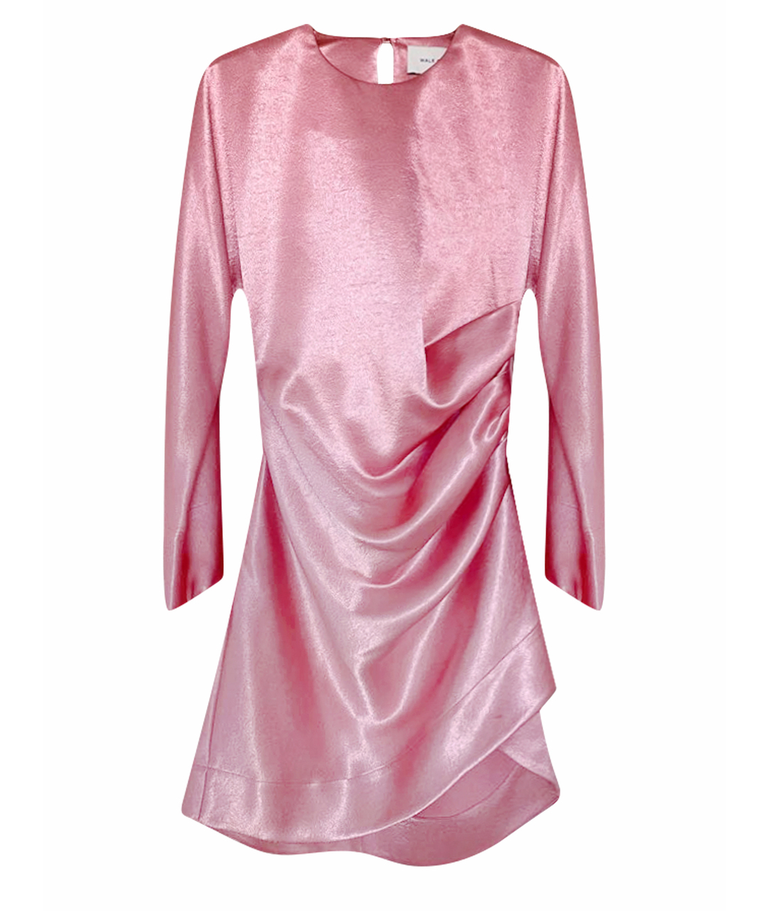 WALK OF SHAME Розовое вискозное коктейльное платье, фото 1