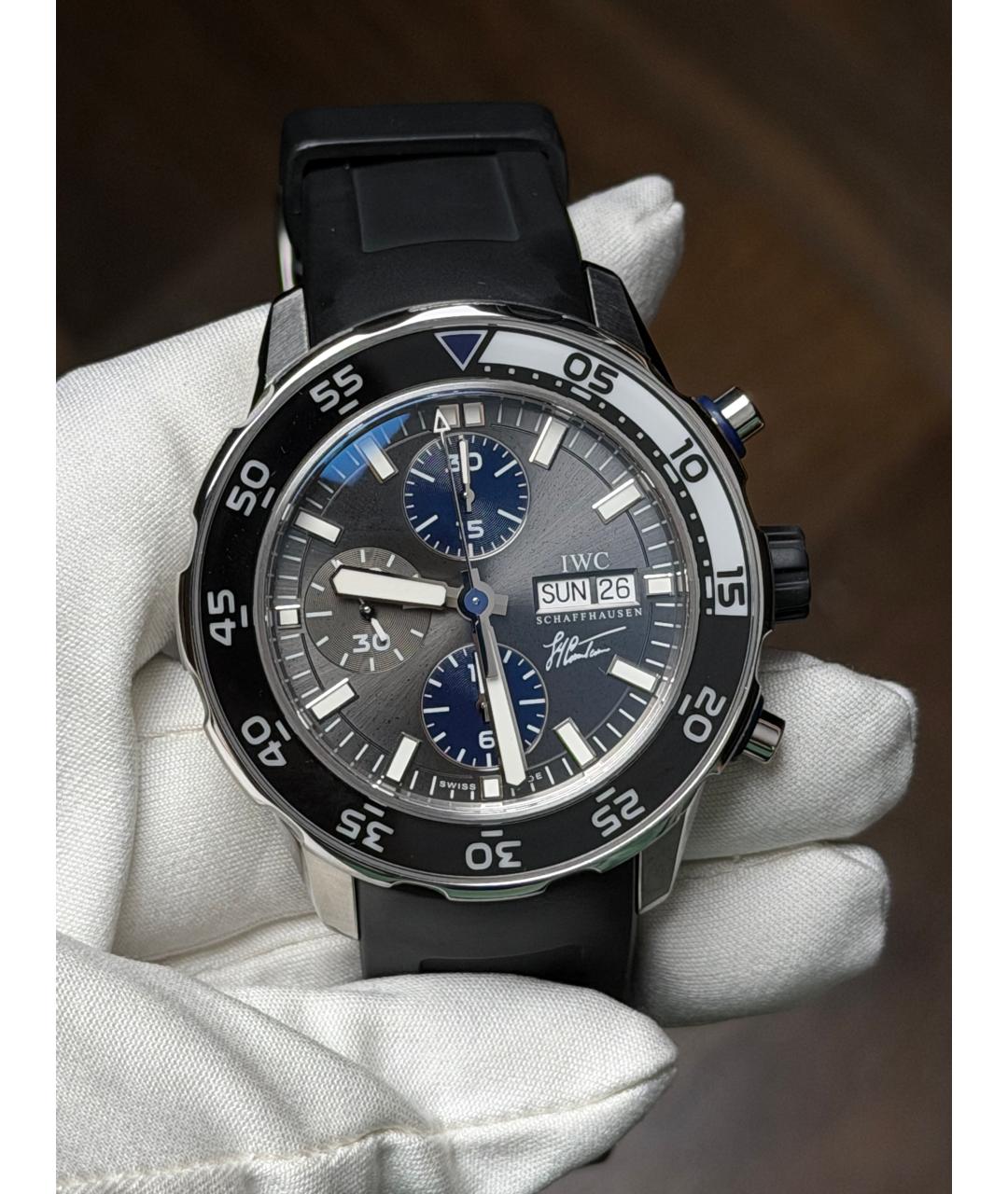 IWC Серые часы, фото 2