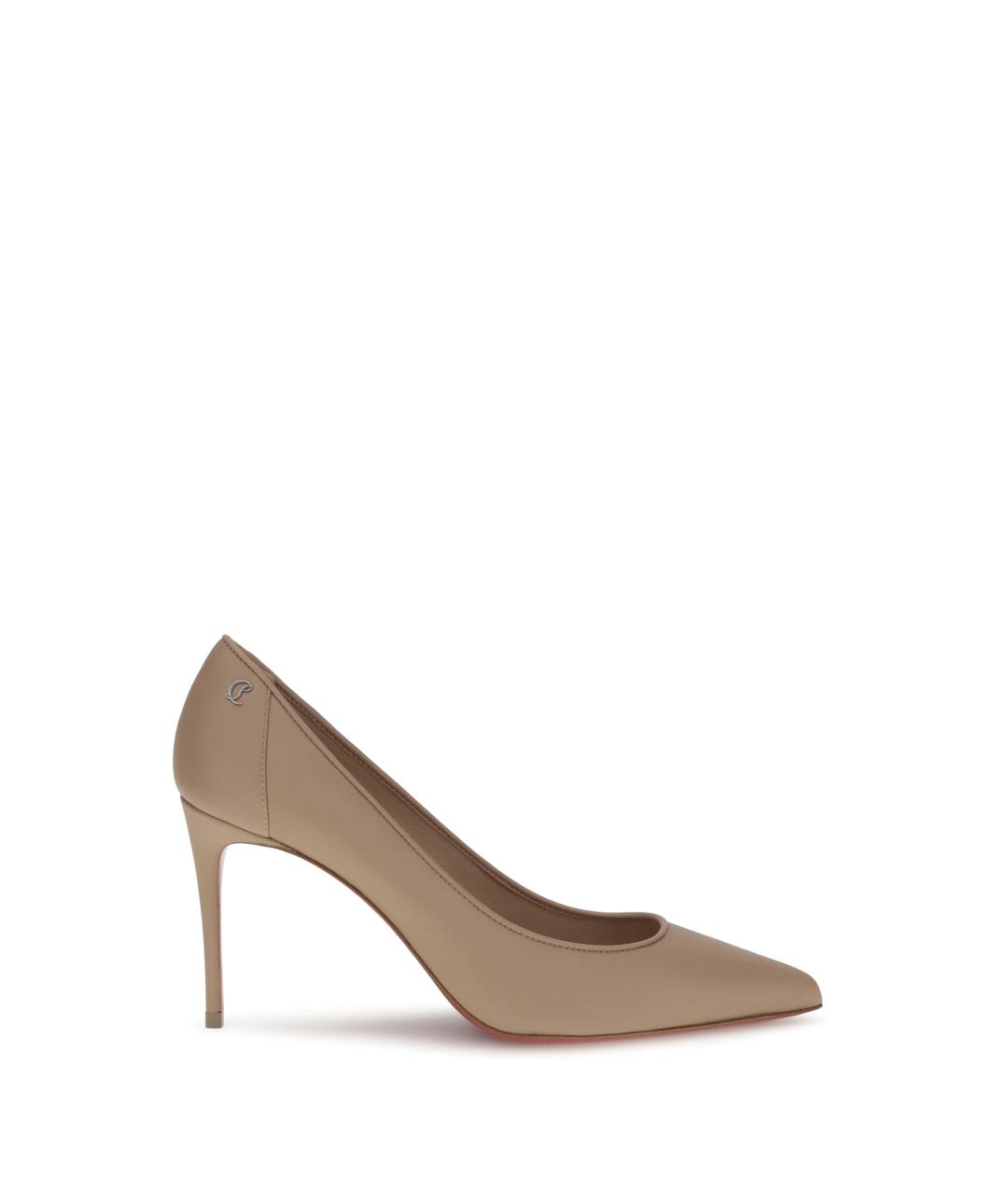 CHRISTIAN LOUBOUTIN Розовые кожаные туфли, фото 1